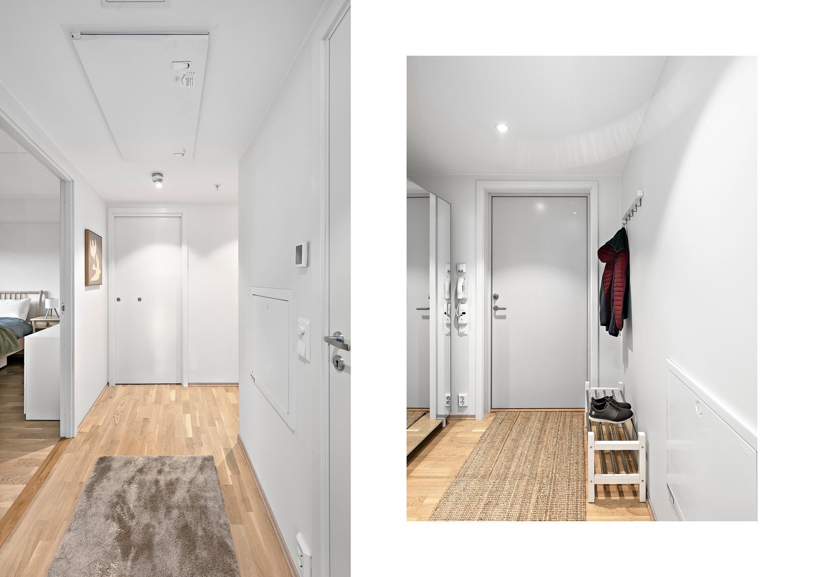 Det er vannbåren gulvvarme i entré/gang, stue/kjøkken og bad. Galleribilde