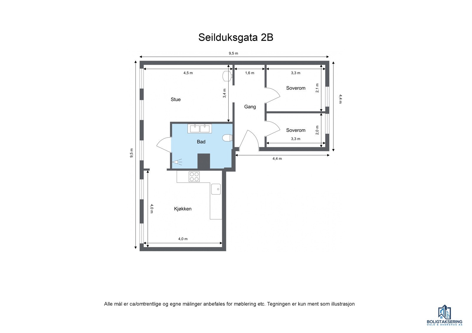 Plantegning Galleribilde