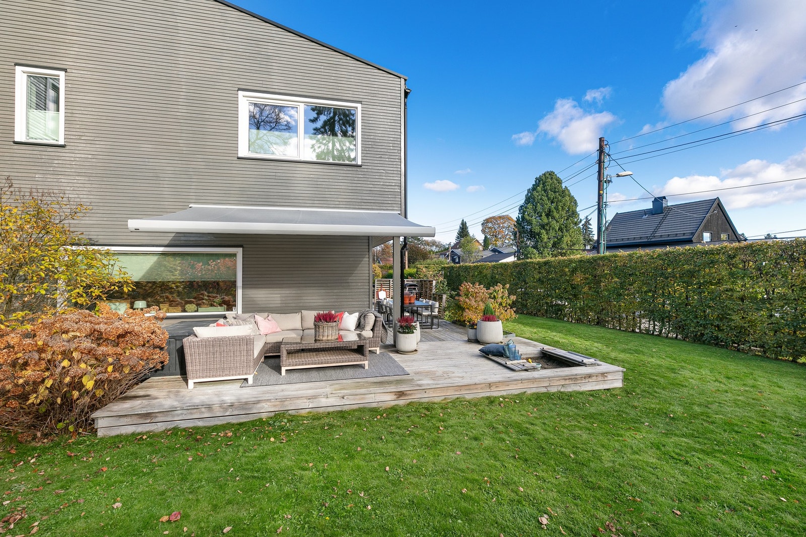 Fine uteområder med mye sol Galleribilde