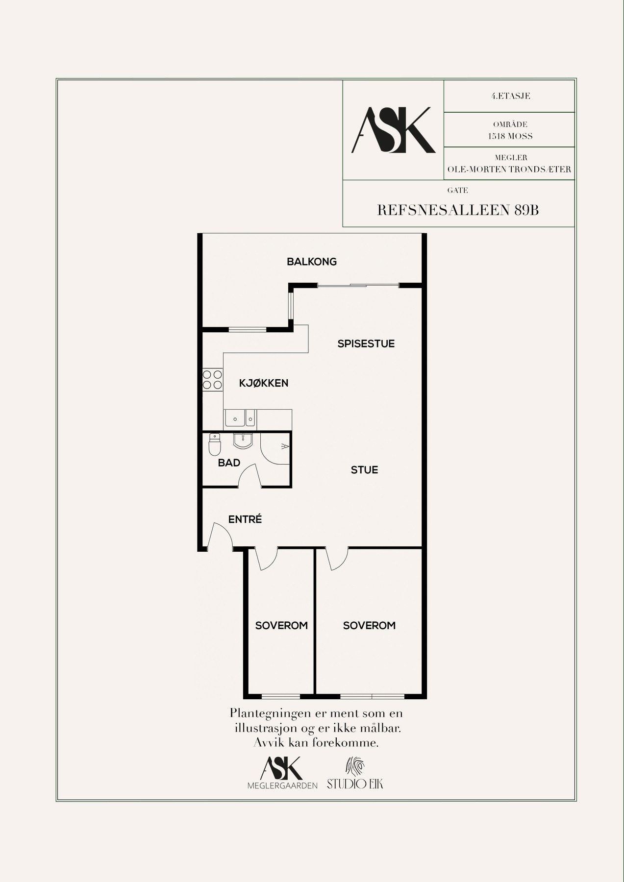 Plantegning Galleribilde