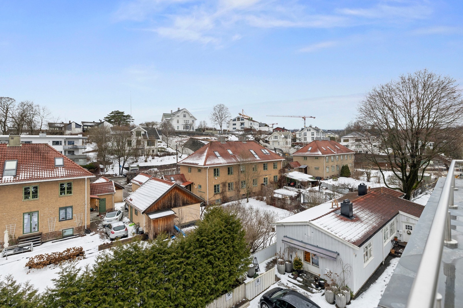 Utsyn fra terrassen Galleribilde