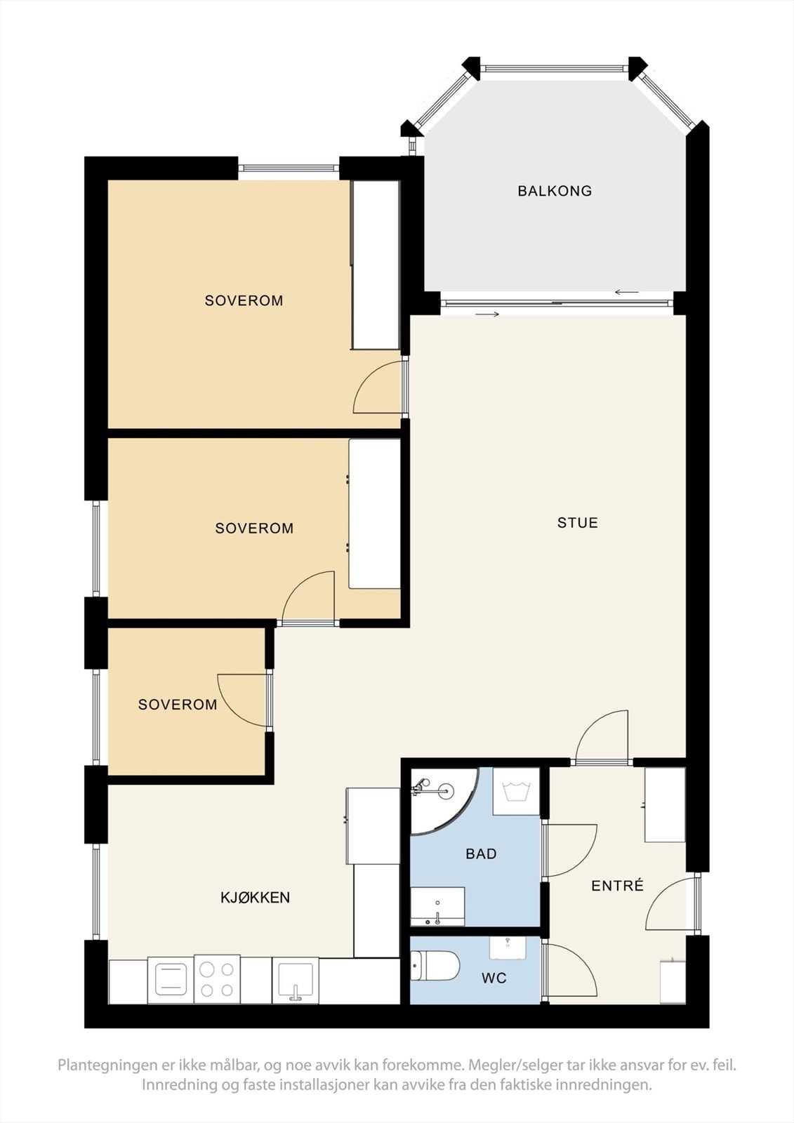 * Alternativ planskisse. Galleribilde