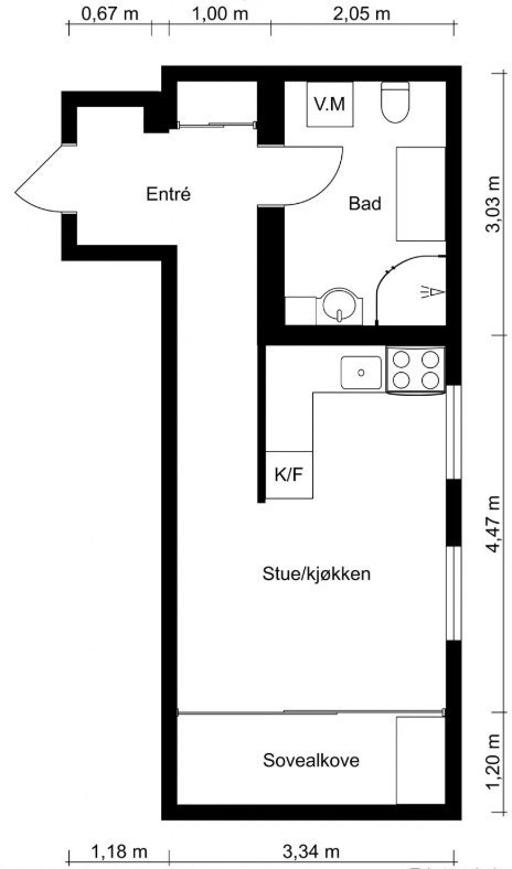 Plantegning Galleribilde