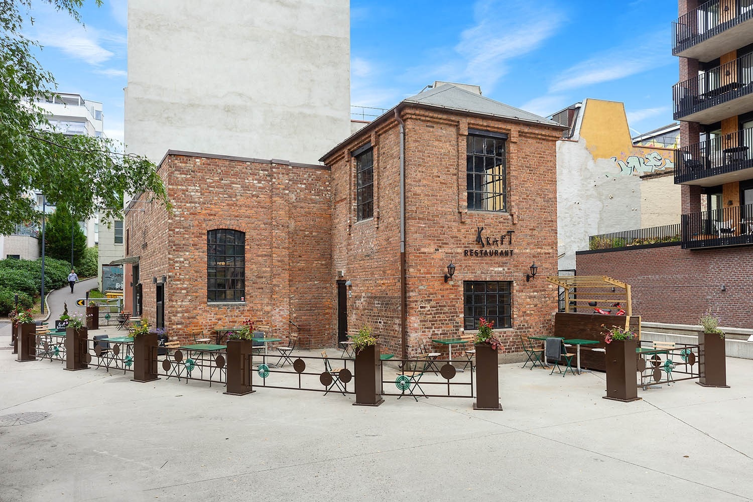 Kraft restaurant i kort avstand fra leiligheten. Galleribilde