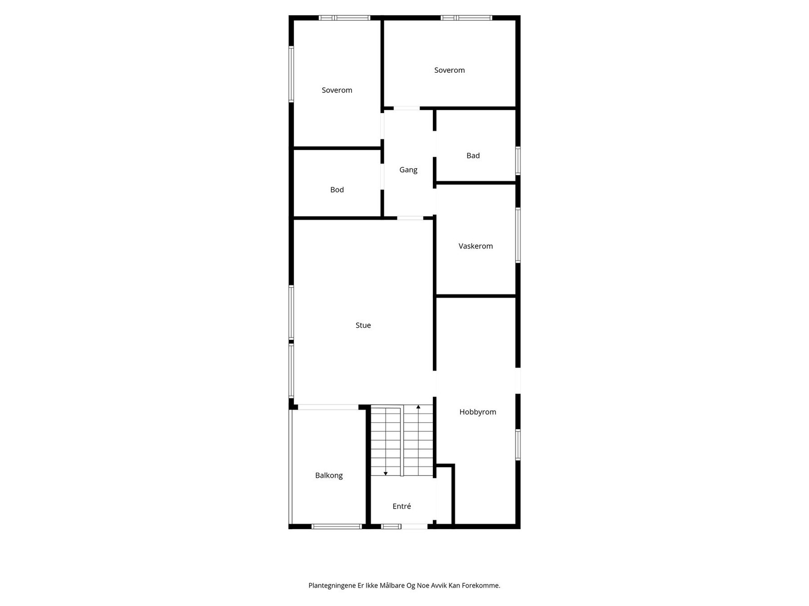Plantegning - 1.etasje Galleribilde