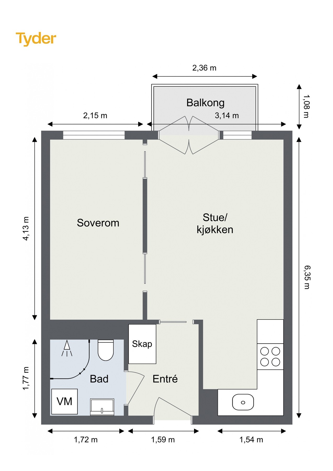 Plantegning. Galleribilde