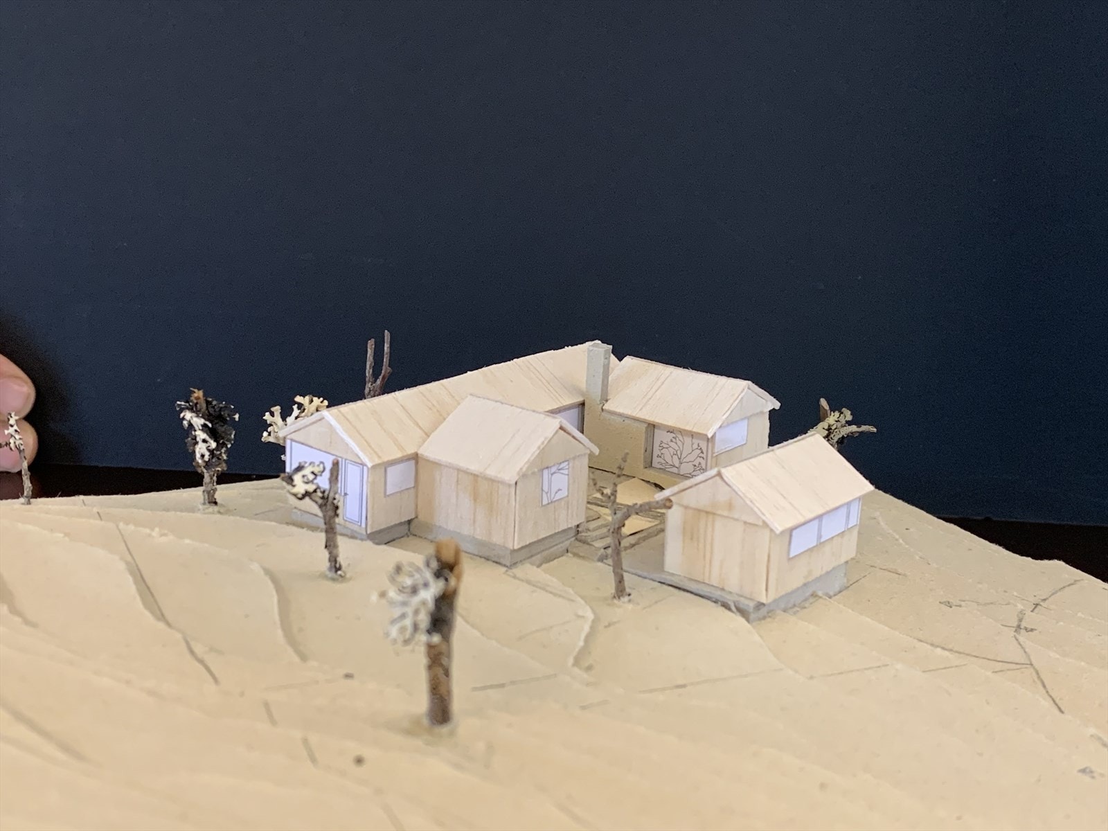 Modell av Stiv kuling arkitekter Galleribilde