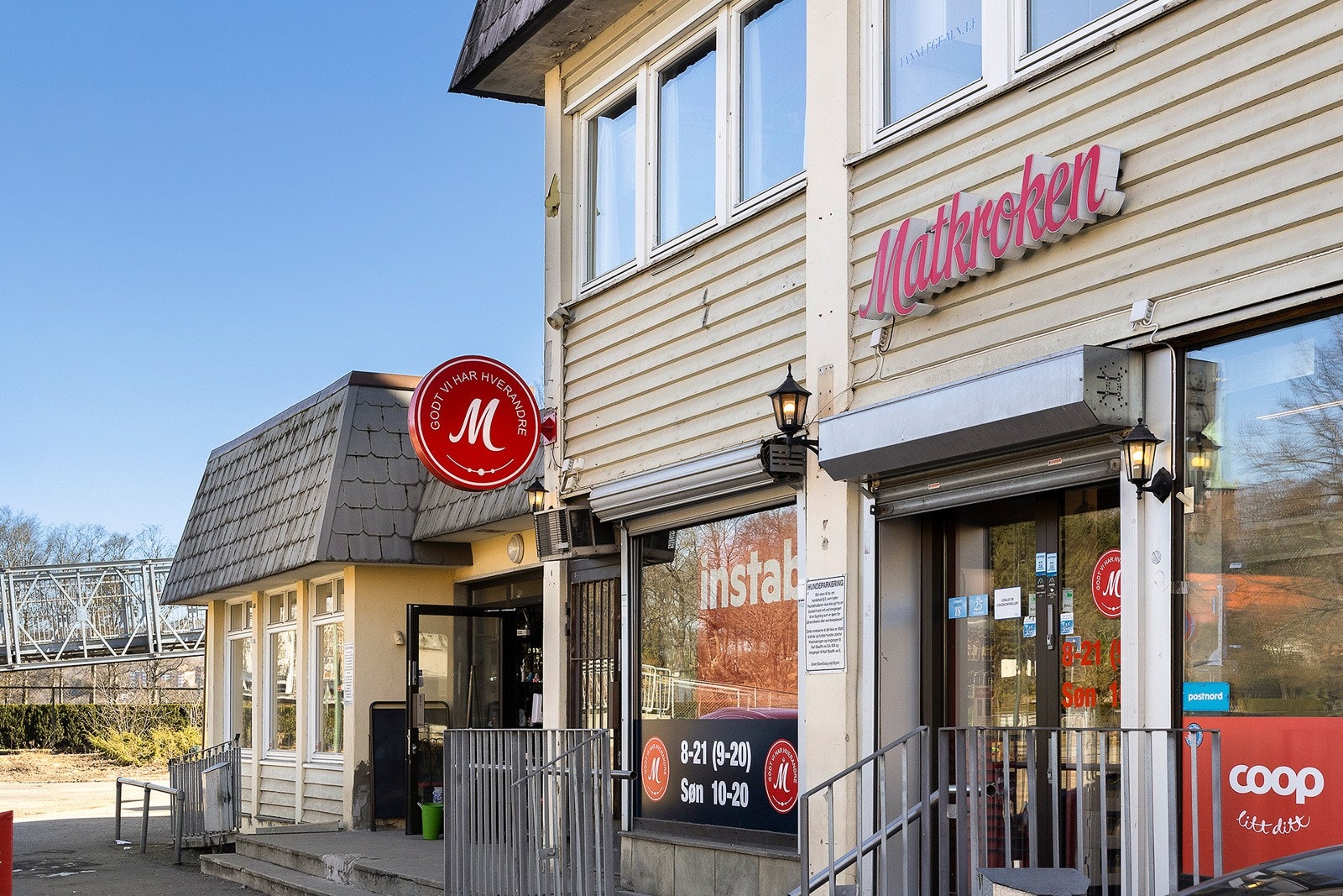 Matkroken ligger rett ved leiligheten. Galleribilde