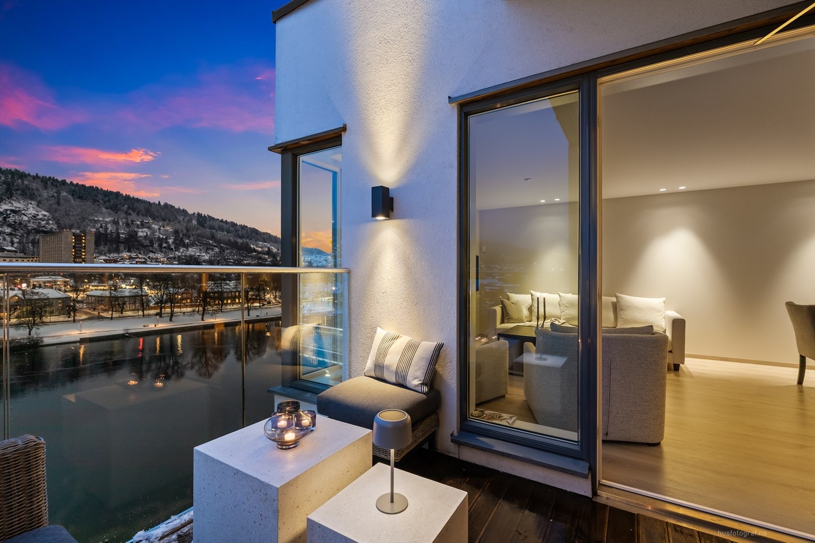 Utsikten er spektakulær og vakker Galleribilde