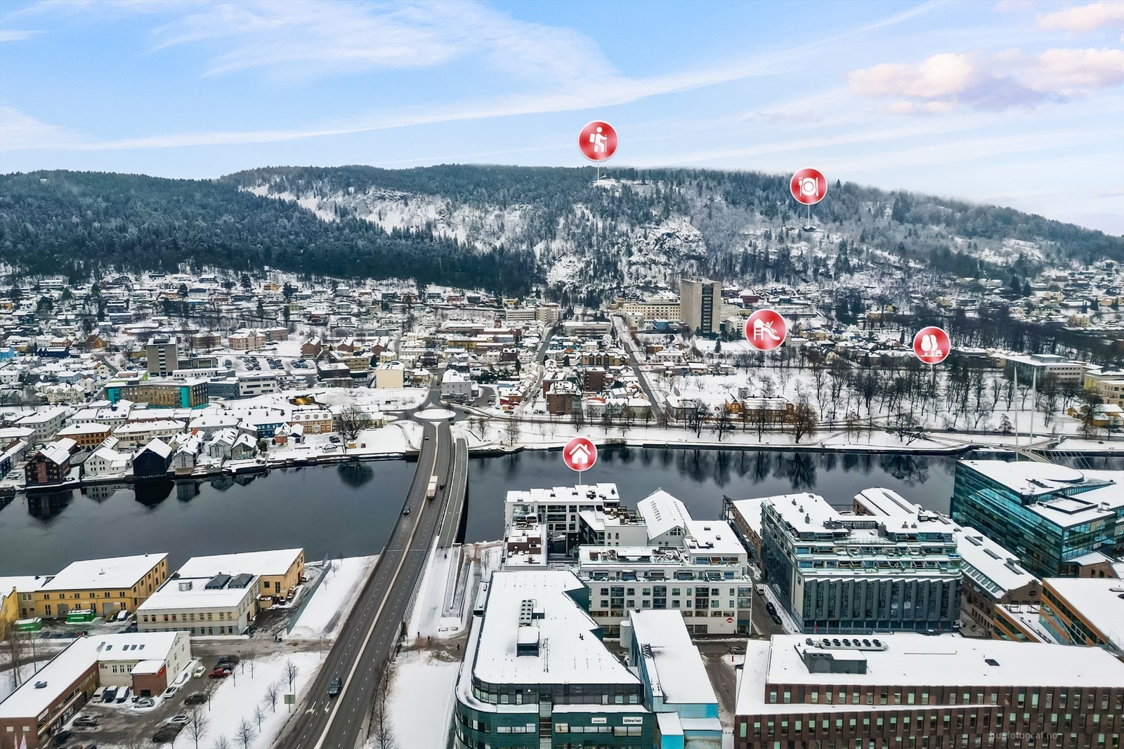 Meget sentralt beliggende med alt man måtte trenge i hverdagen Galleribilde