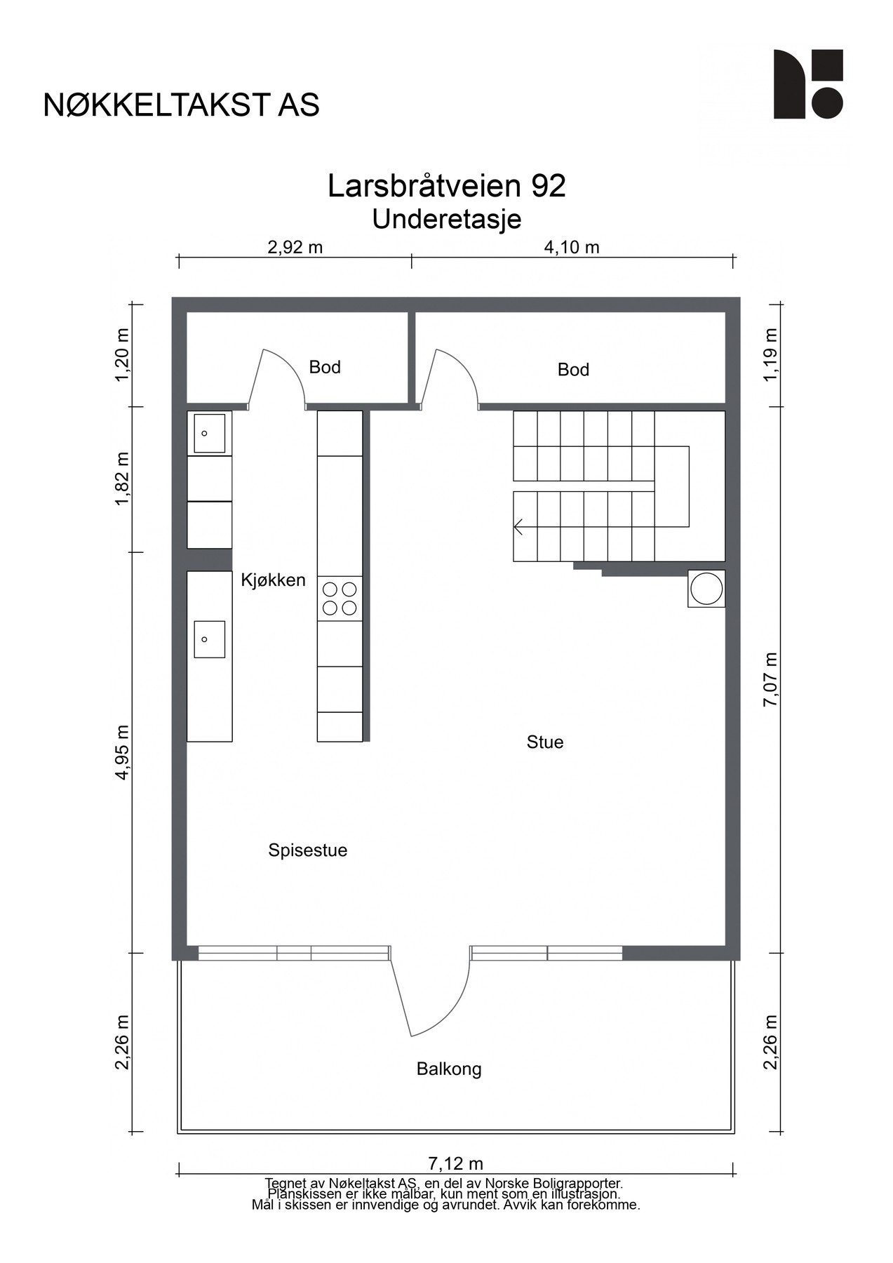Plantegning - Underetasjen Galleribilde