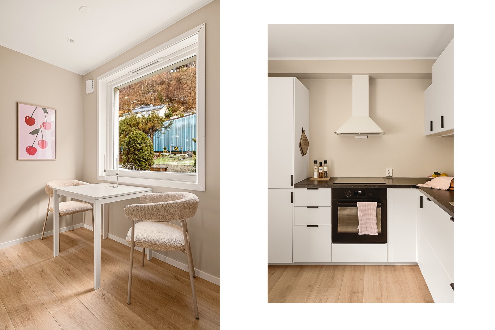 Det er integrert induksjonsplatetopp, stekeovn, kjøl- og frys samt oppvaskmaskin. Galleribilde