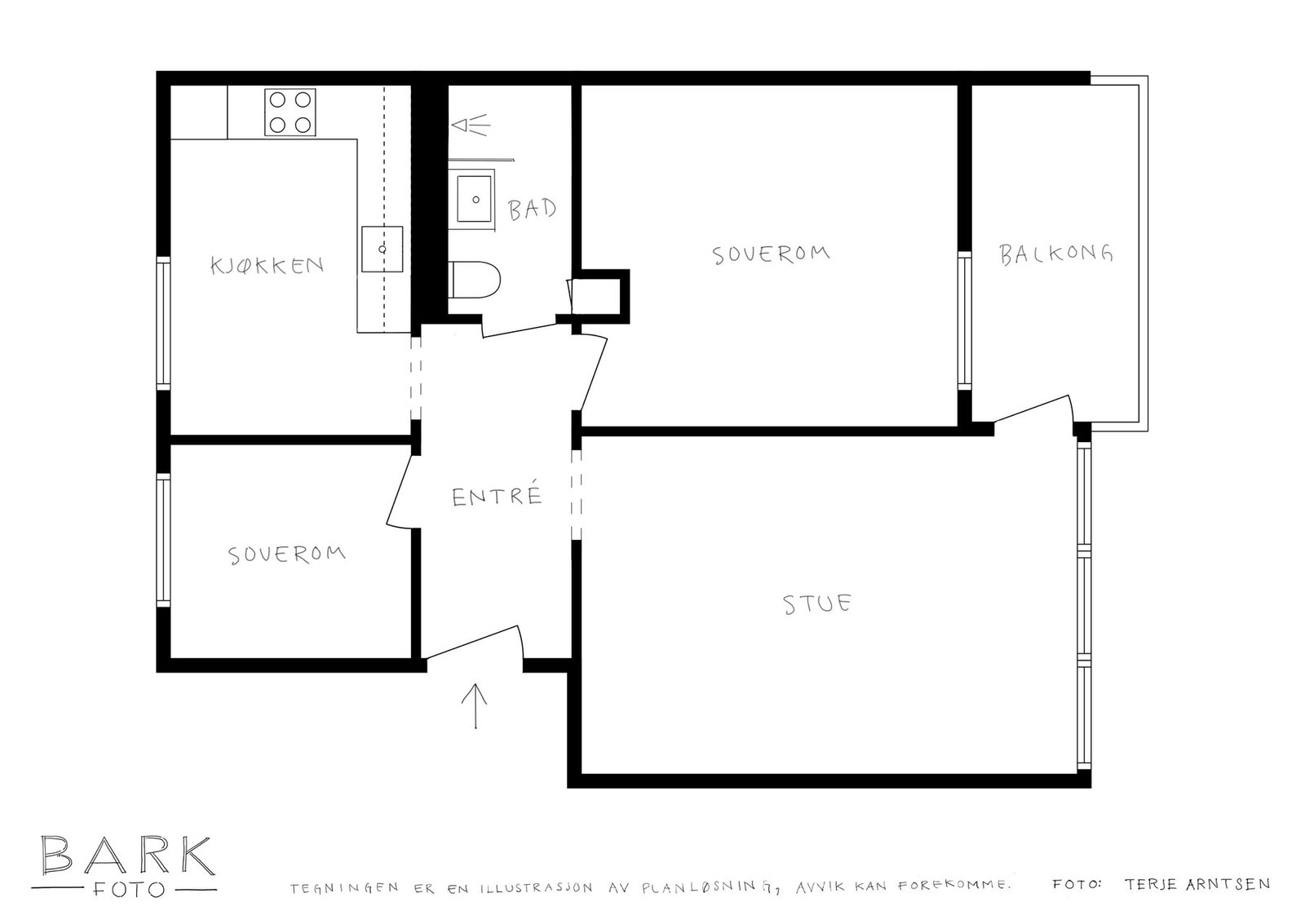 Plantegning. Galleribilde