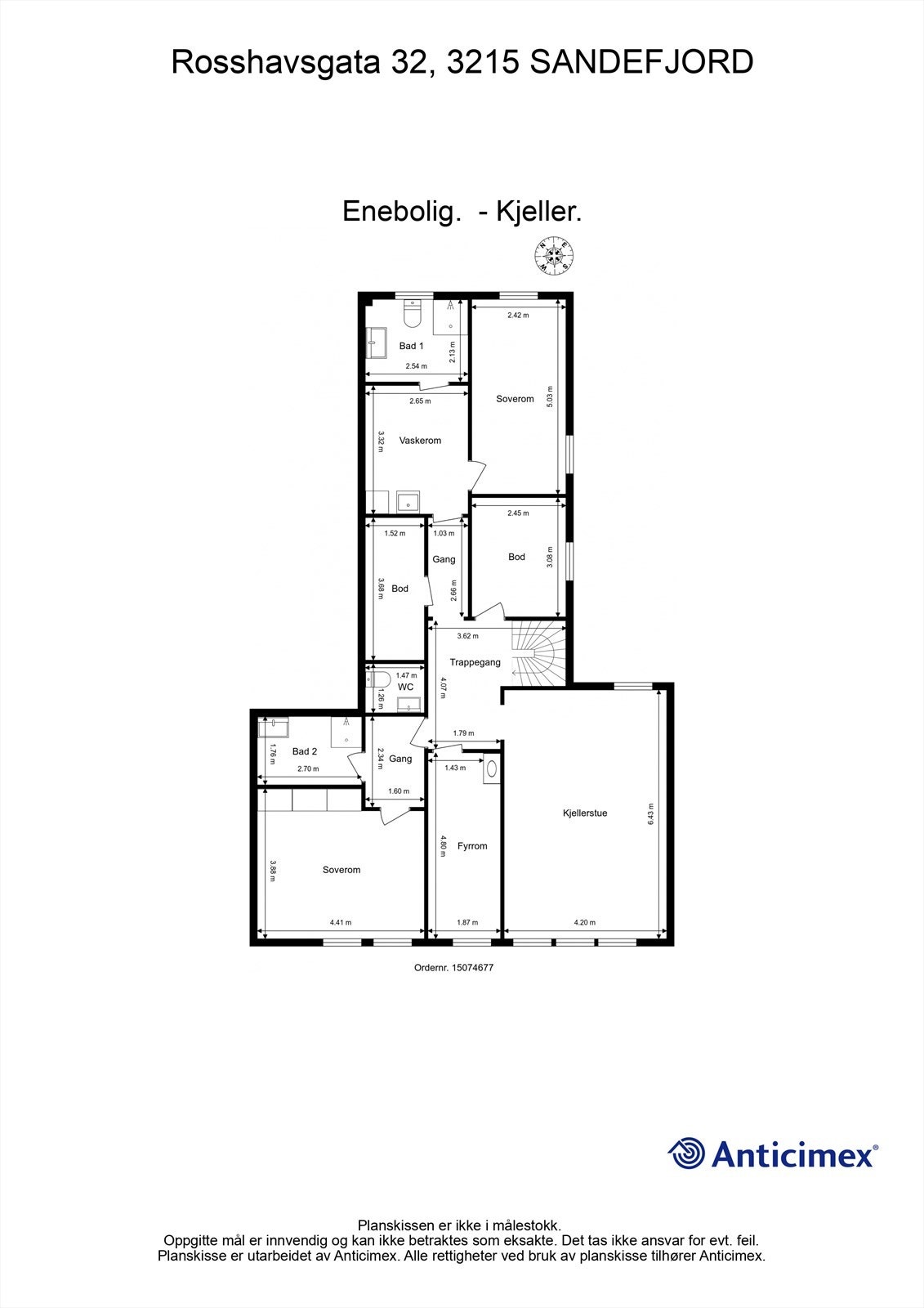 Plantegning - Kjeller Galleribilde