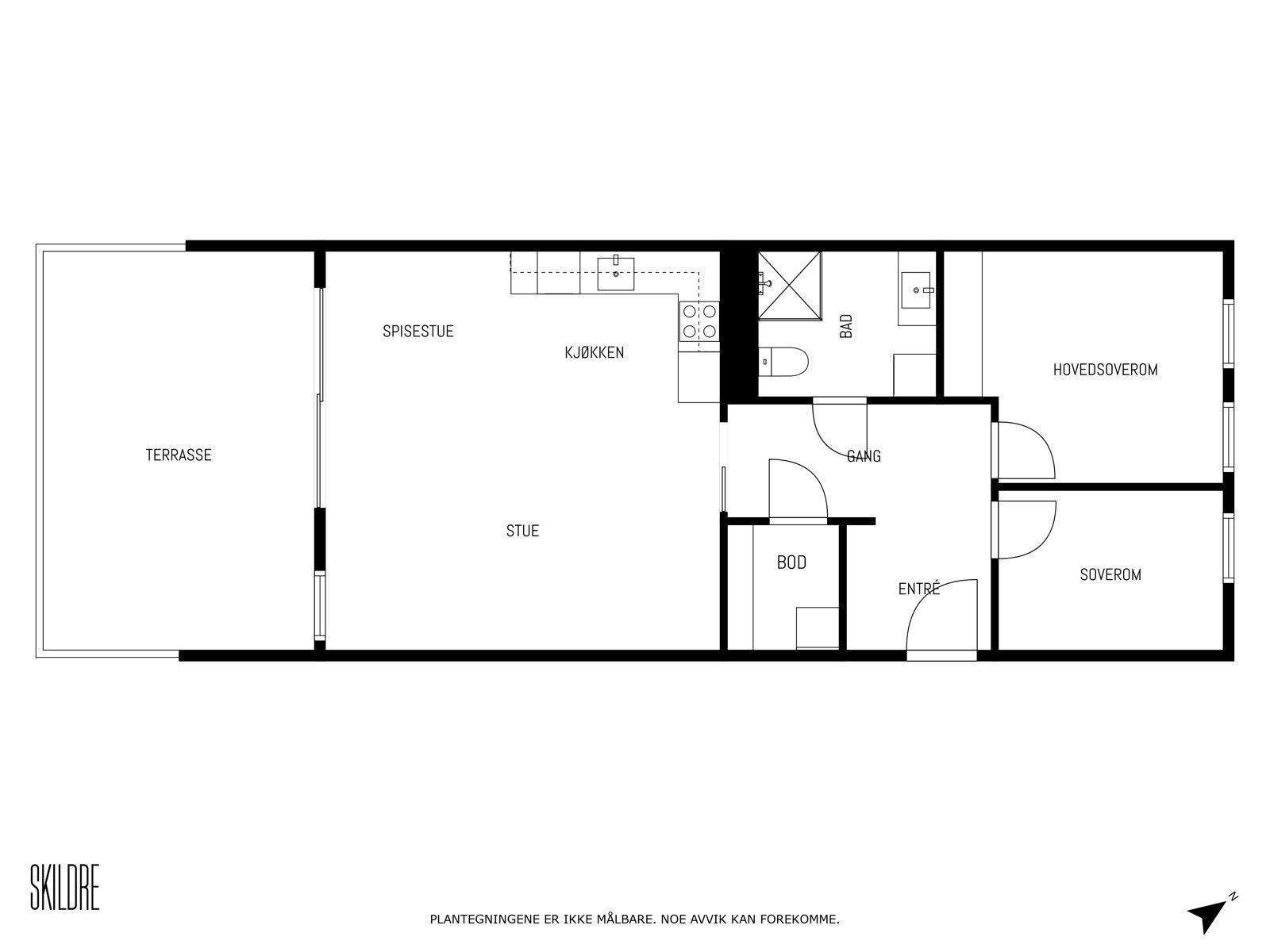 Plantegning Galleribilde