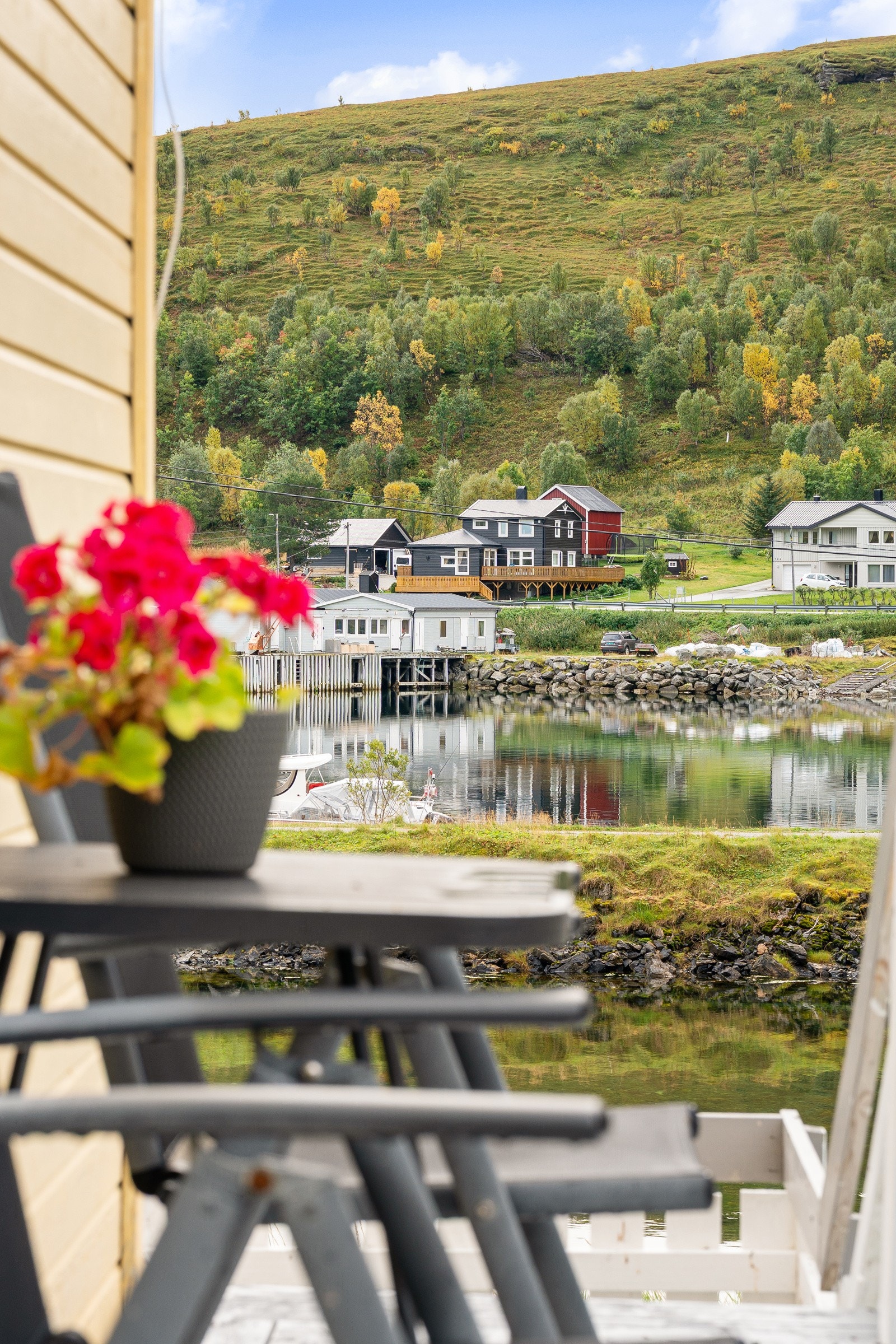 Her kan godværsdagene nytes.