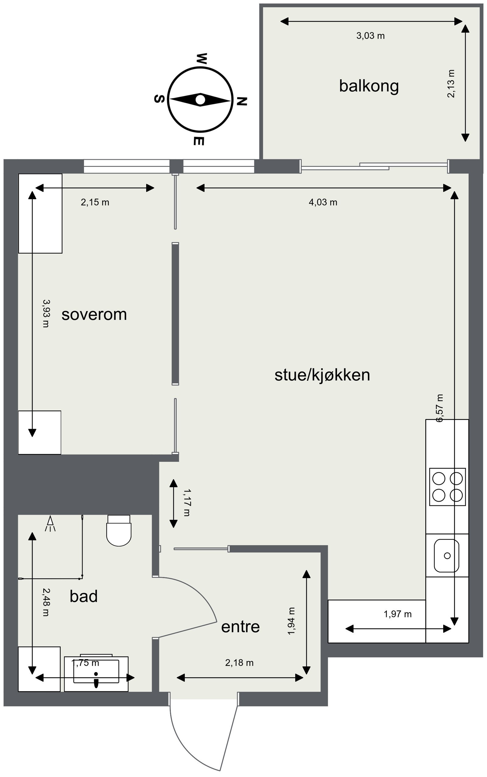 Plantegning Galleribilde