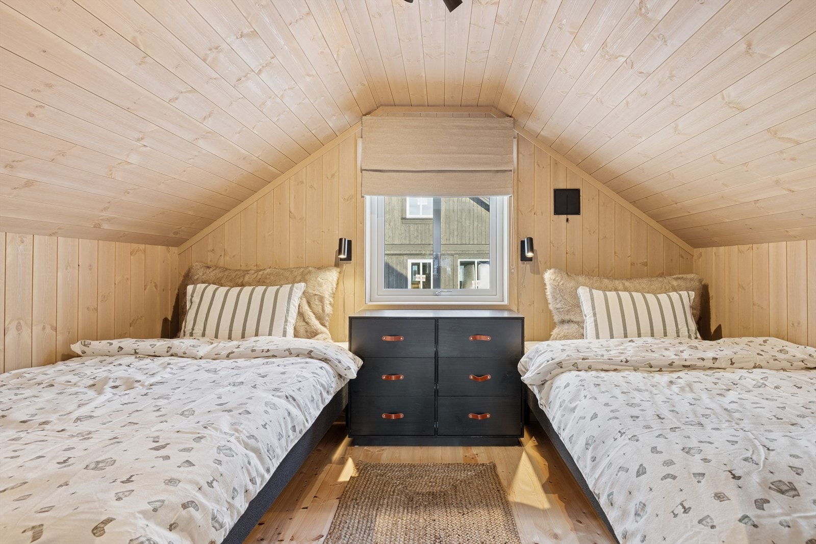 Soverom tre - Her er det plass til både familie og gjester, og rommene gir gode muligheter for fleksibel bruk. Galleribilde