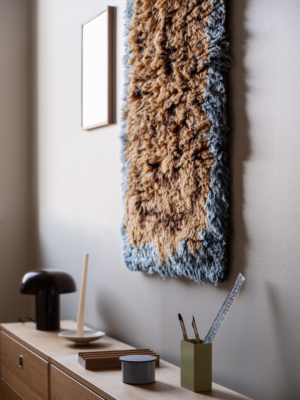 Lekre fargevalg gir en lun atmosfære i hjemmet. Galleribilde