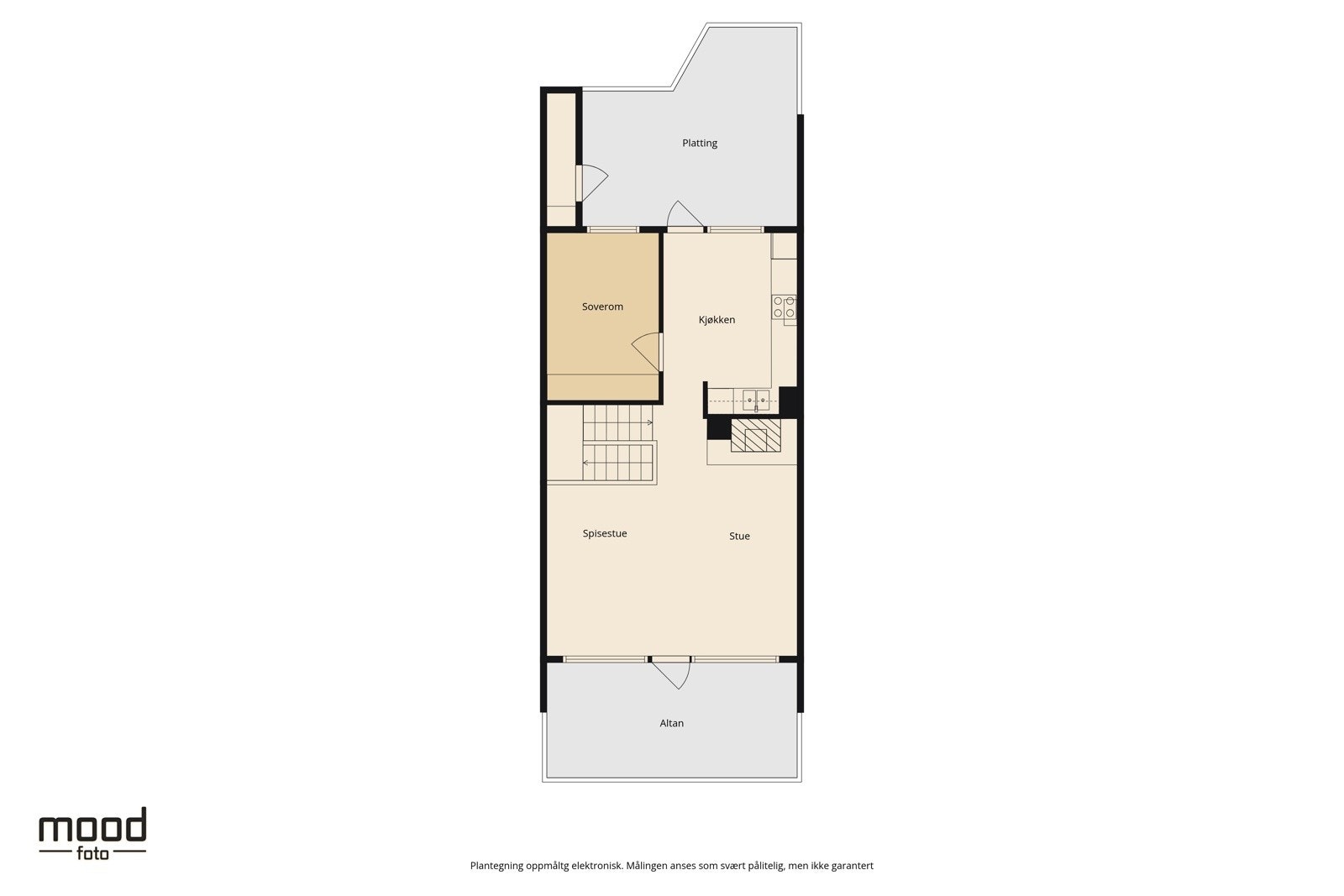 Planskisse hovedetasje Galleribilde