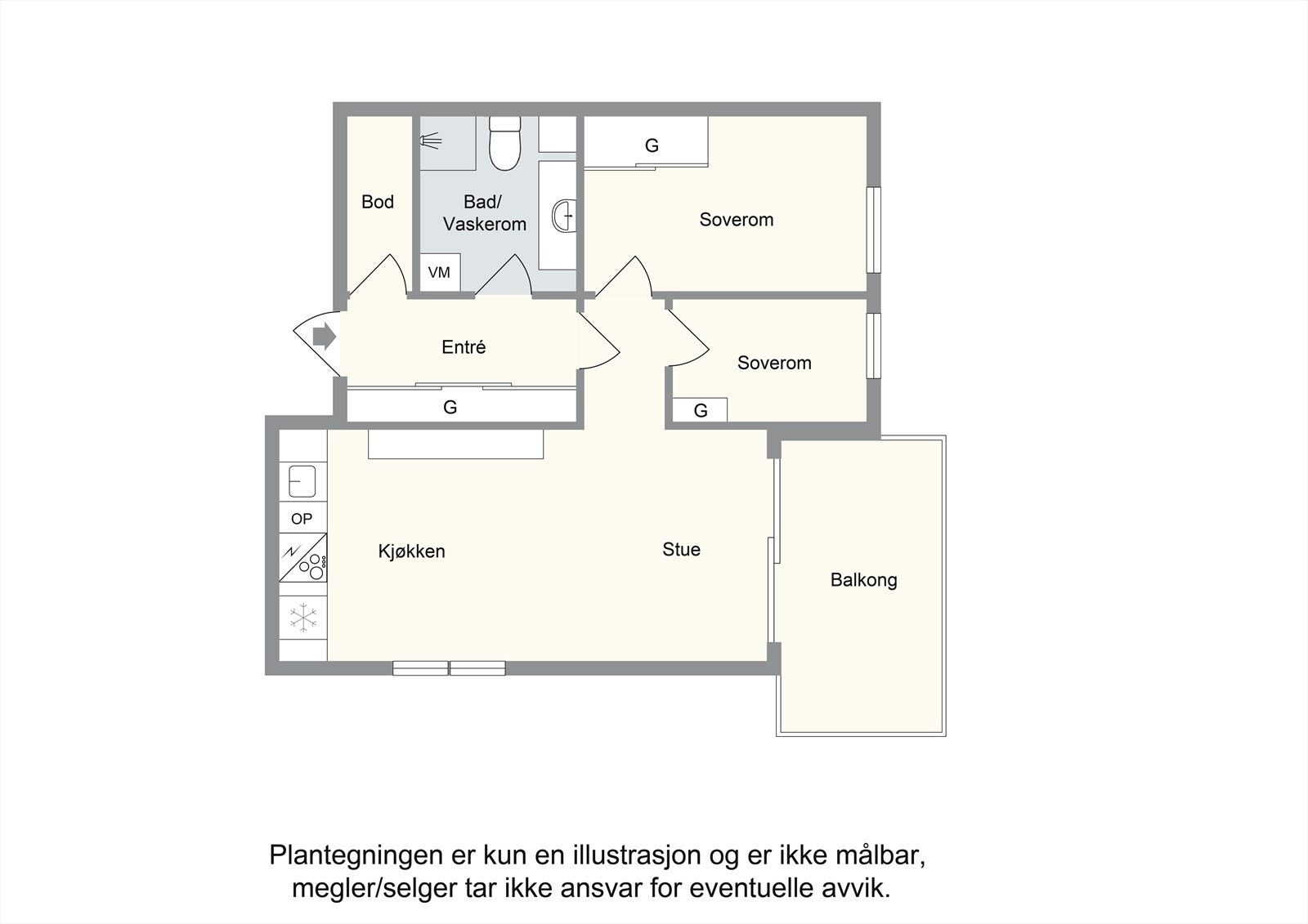 Plantegning Galleribilde