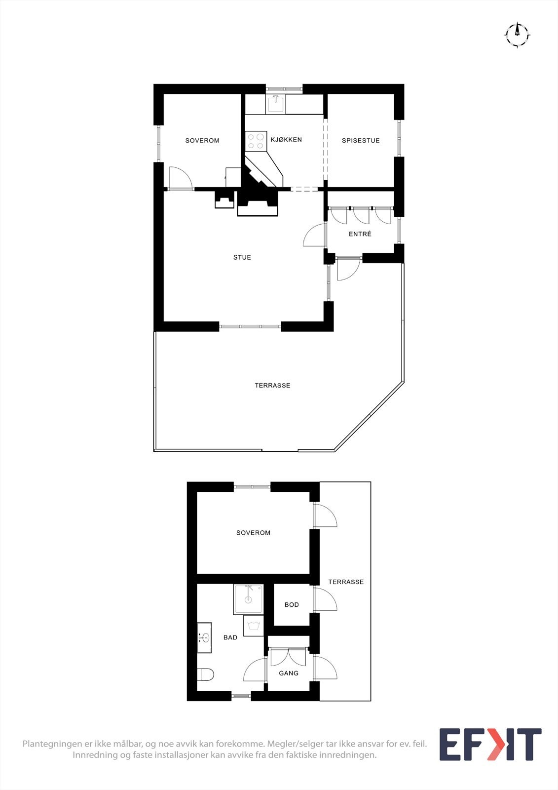 Tømmerhytte og anneks Galleribilde
