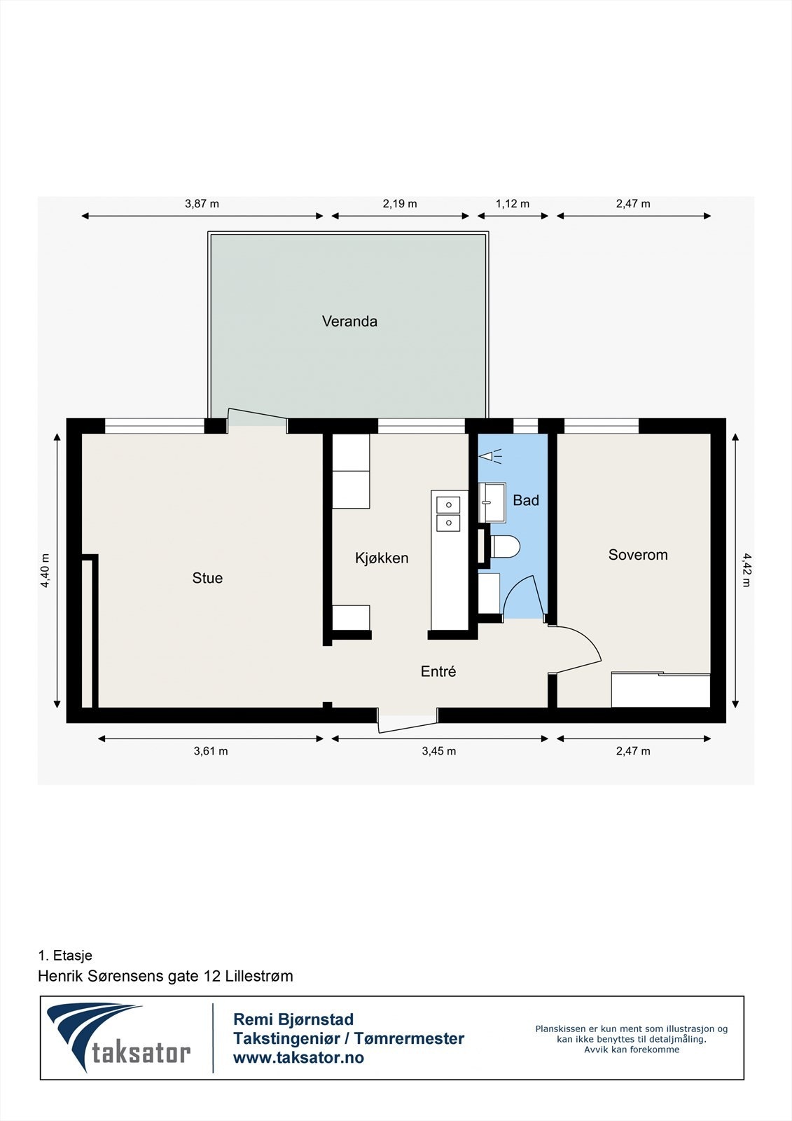 Plantegning. Galleribilde