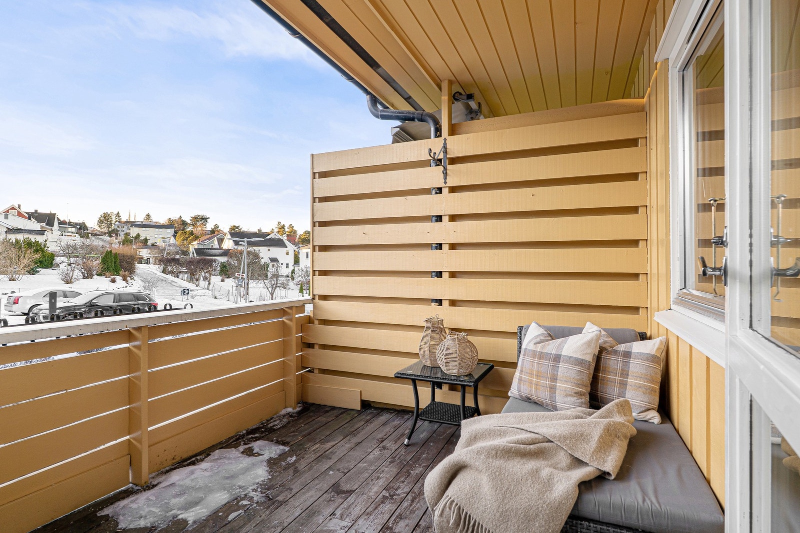 Balkongen er på 6m². Galleribilde