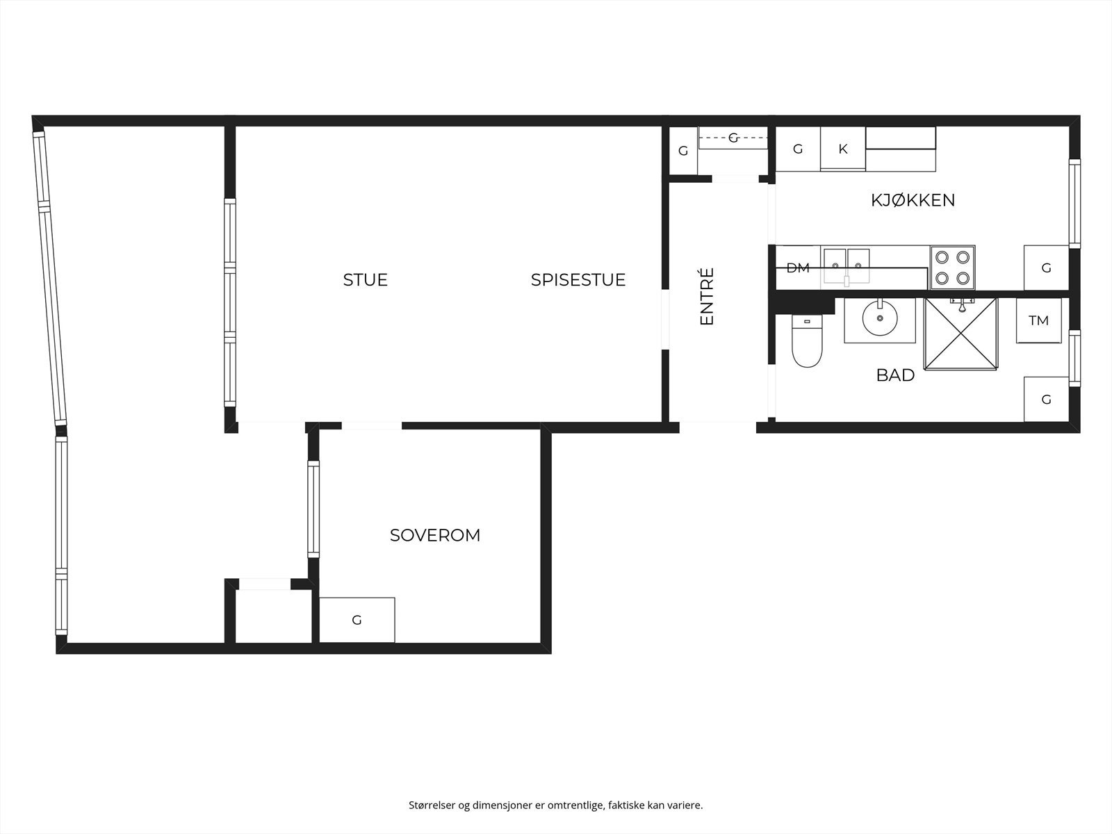 Plantegning Galleribilde