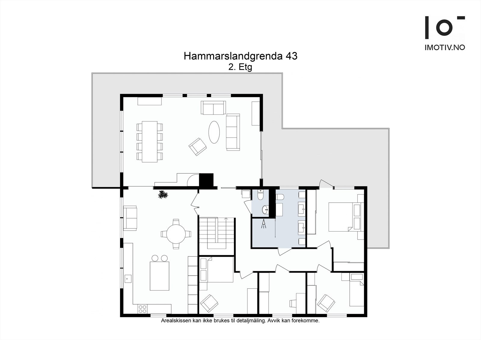 Plantegning 2. etasje Galleribilde
