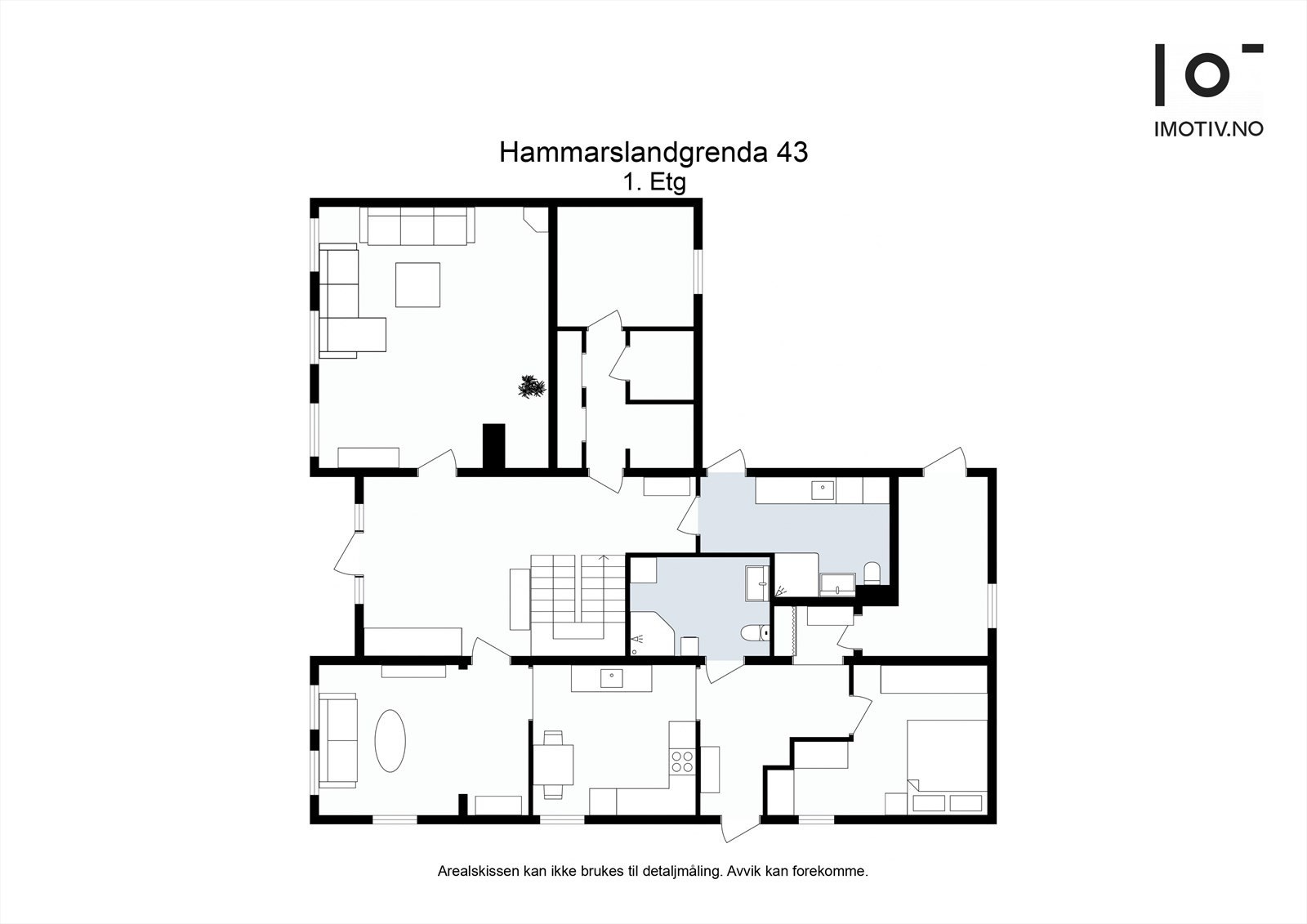 Plantegning 1. etasje. Galleribilde