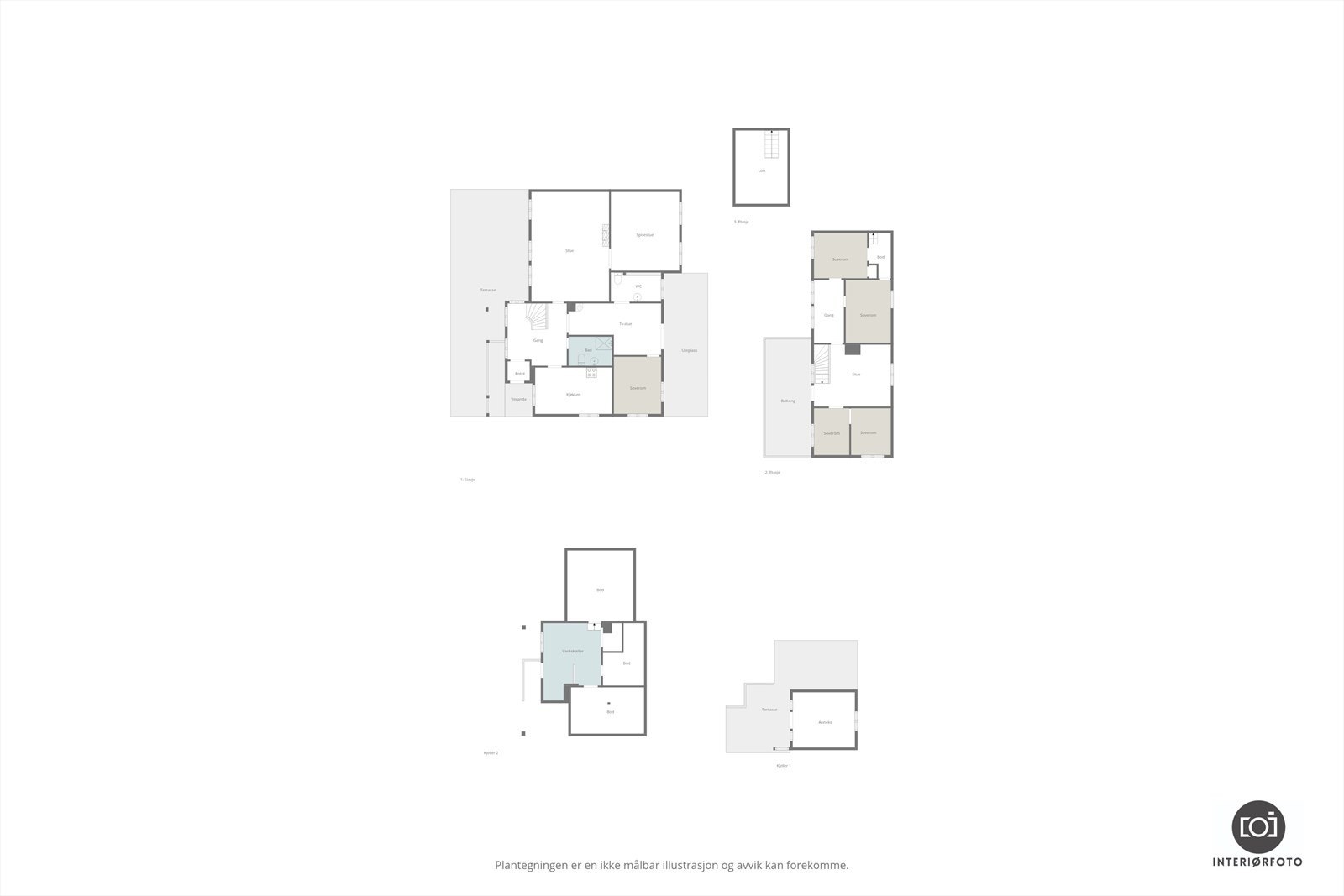 Plantegning Galleribilde