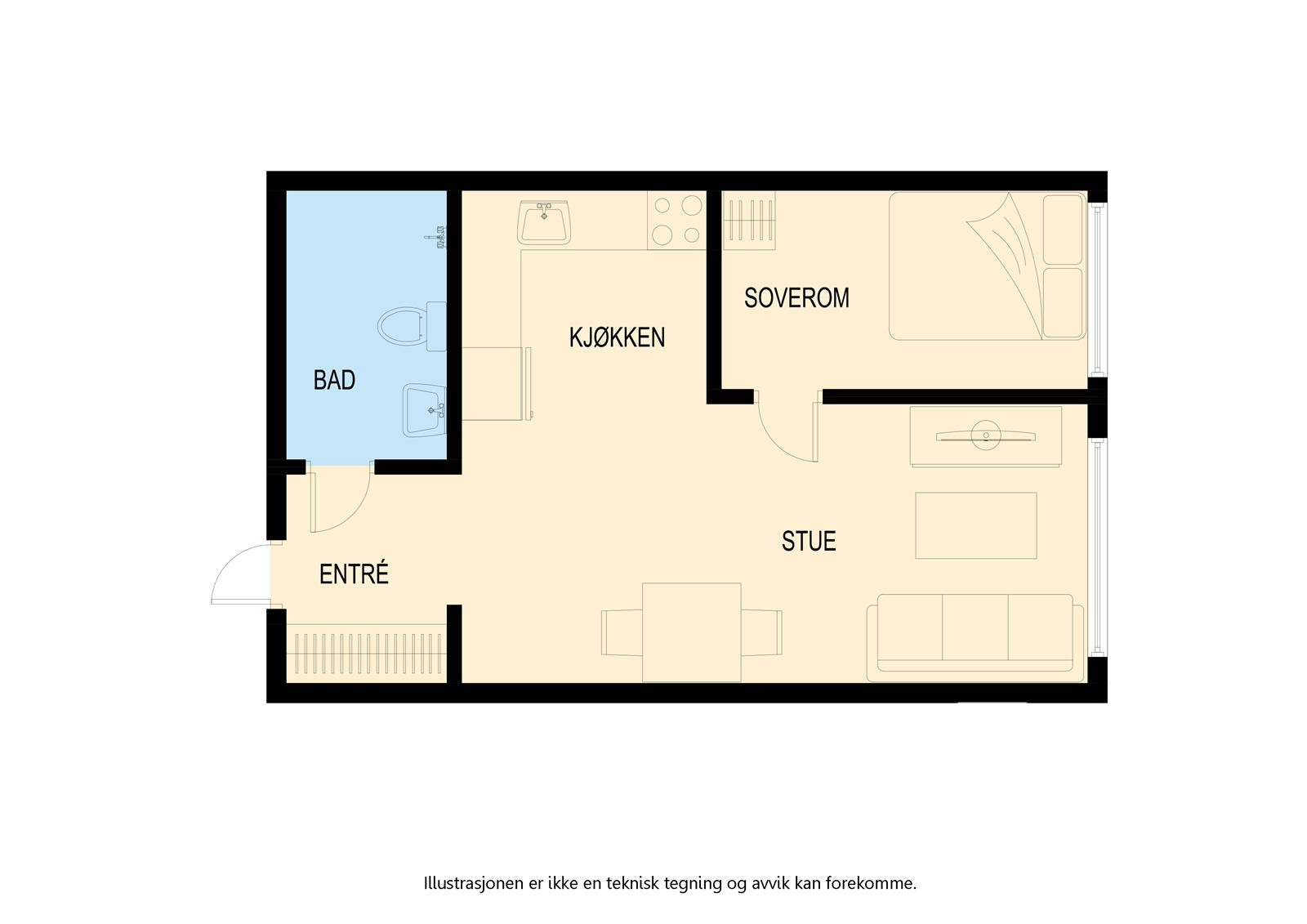 Plantegning Galleribilde