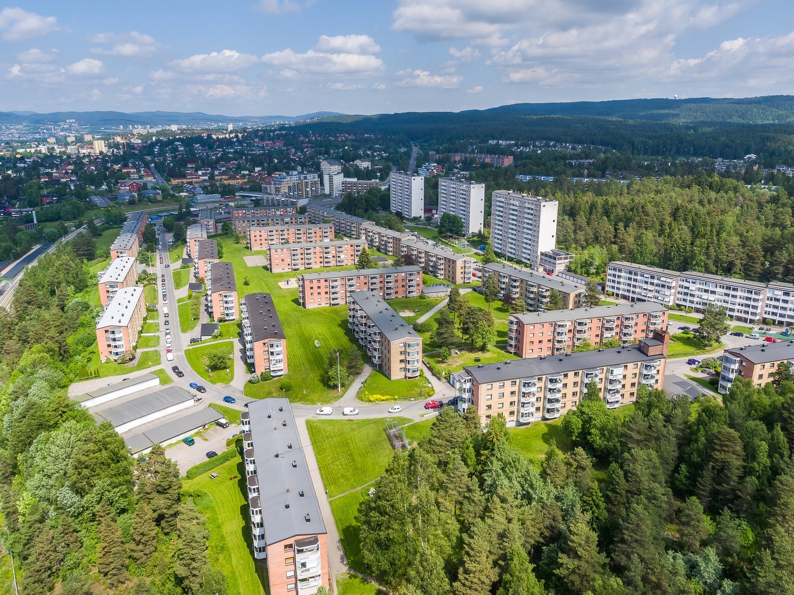 Her bor man i naturnære omgivelser Galleribilde