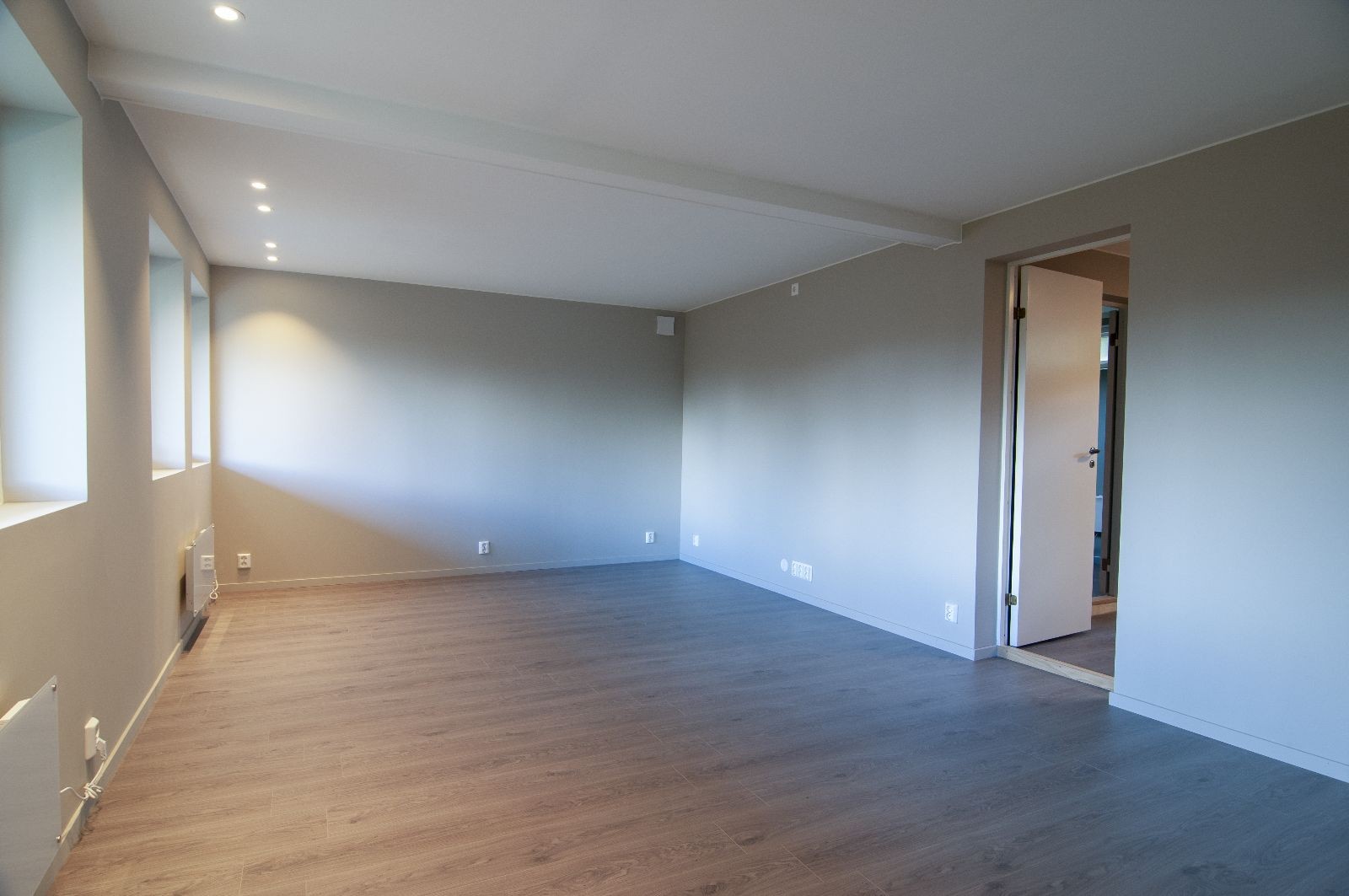 Alle gulv og veggflater er nyoppusset. Galleribilde