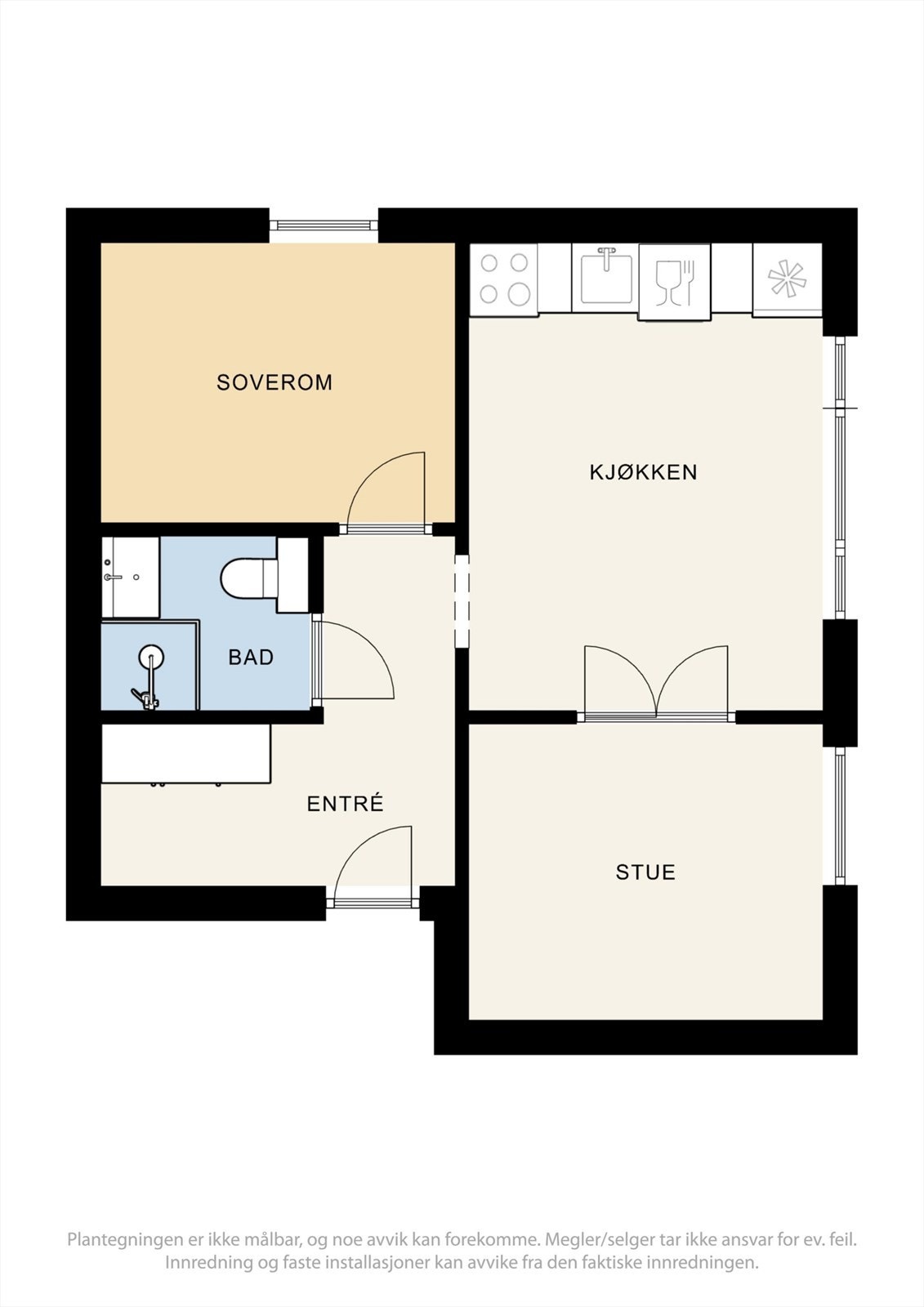 Plantegning - 1. etasje. Galleribilde