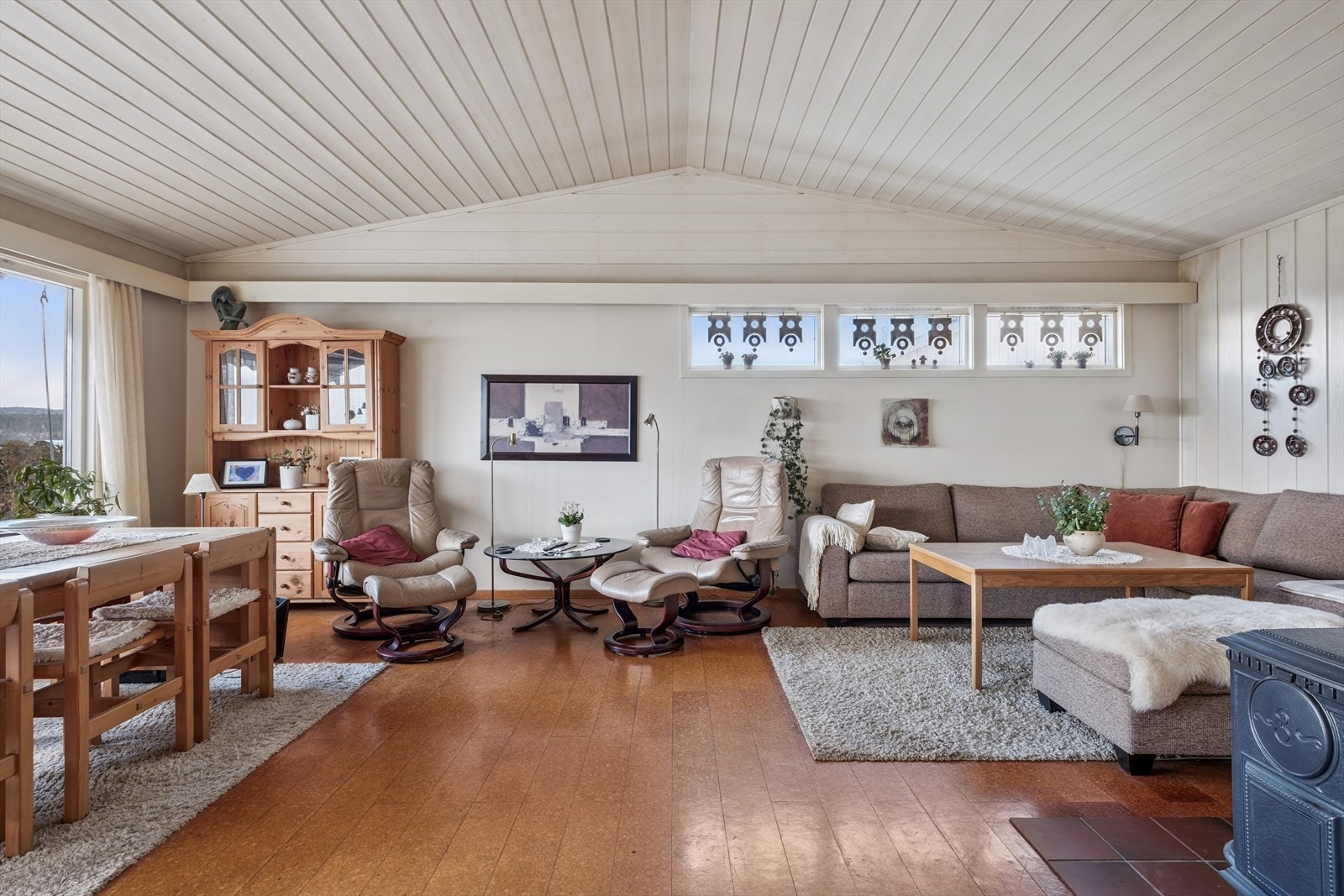 Stue med åpen himling Galleribilde