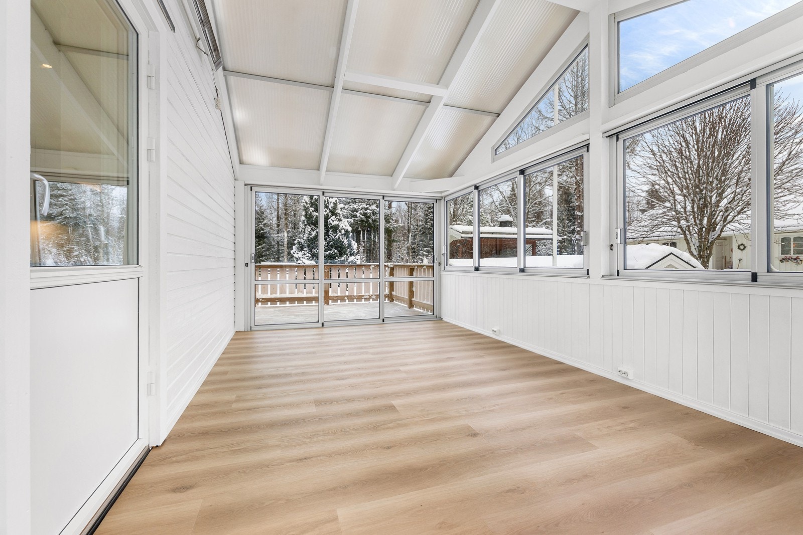 Vinterhagen er målt til ca. 19 kvm. Galleribilde