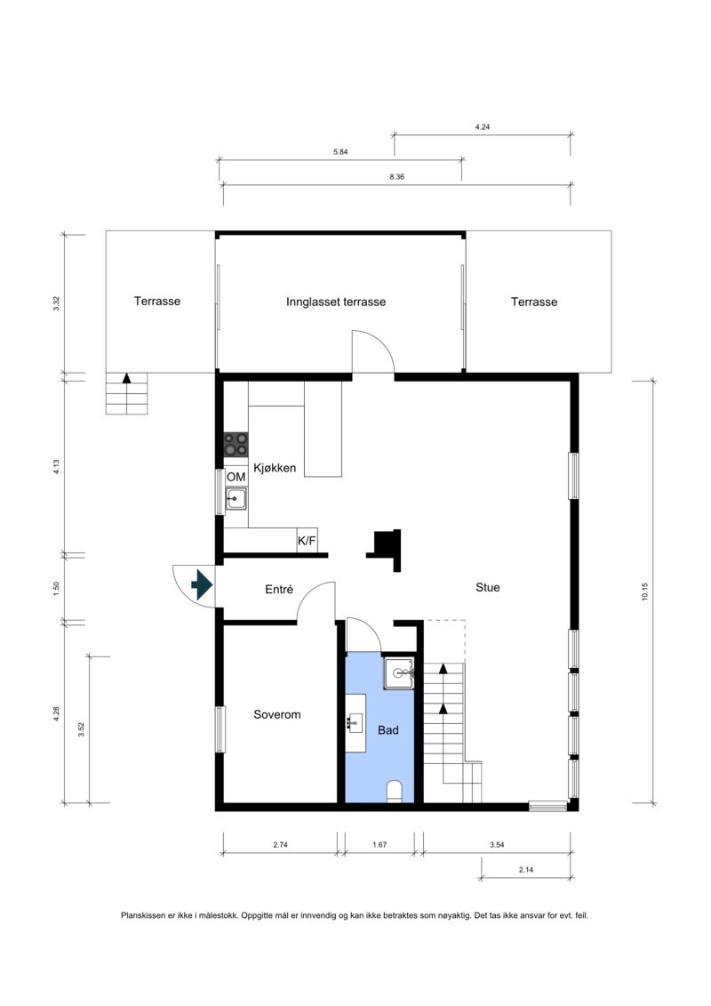 Plantegning 1. etasje. Galleribilde