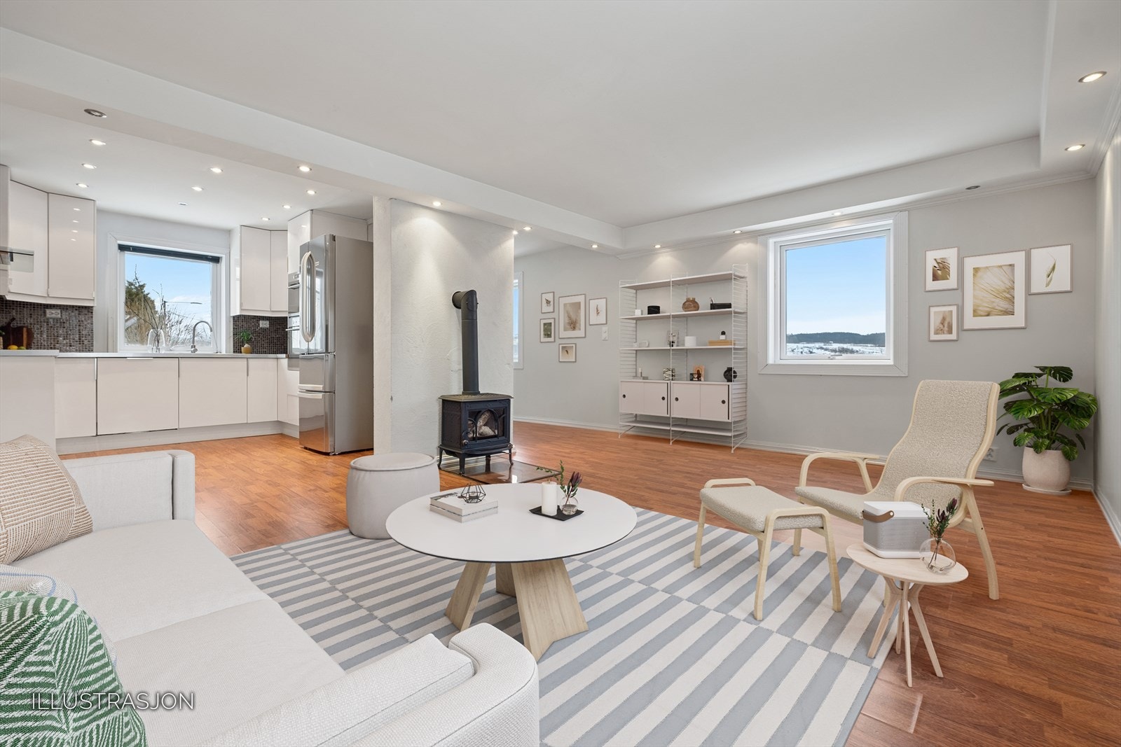 Bildet er digitalt møblert. Galleribilde