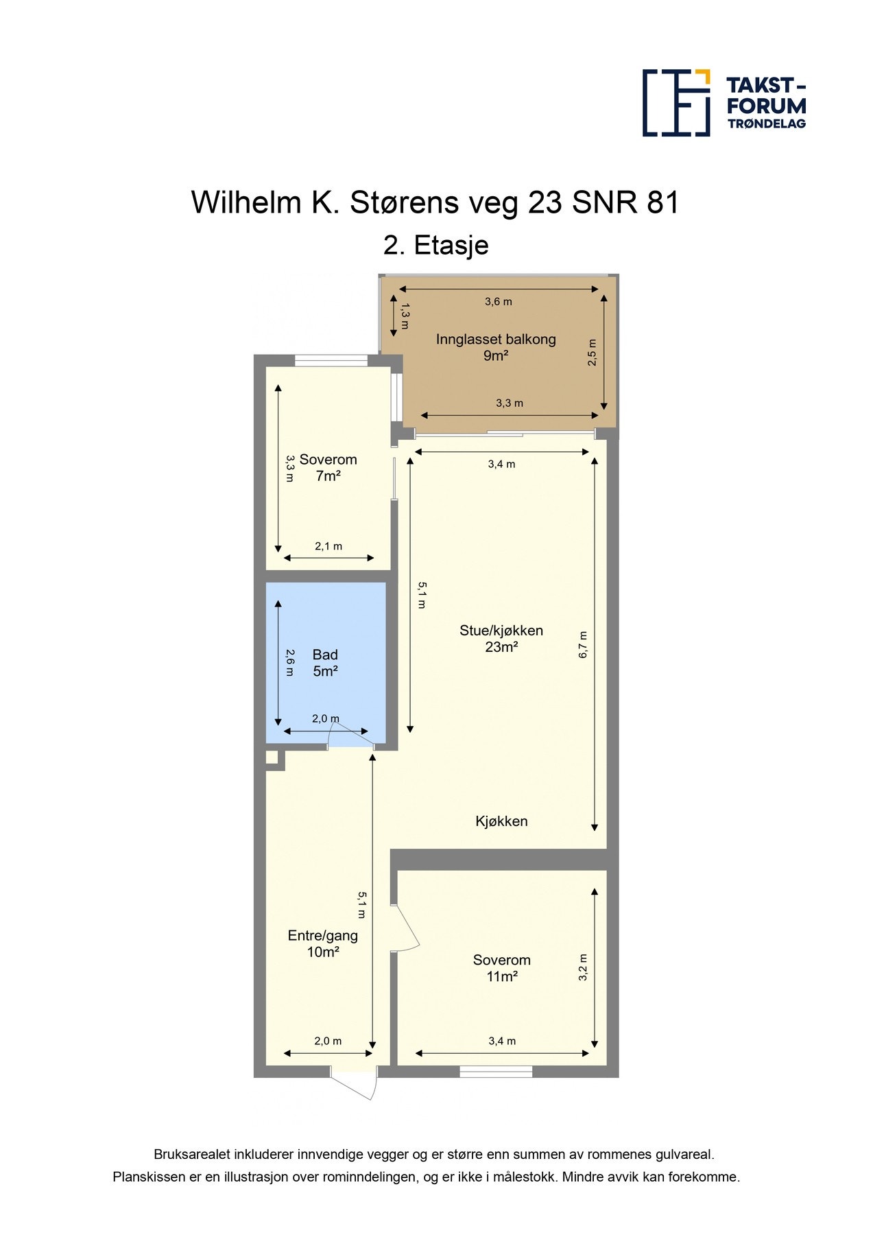 Planskisse 2.etasje. Galleribilde