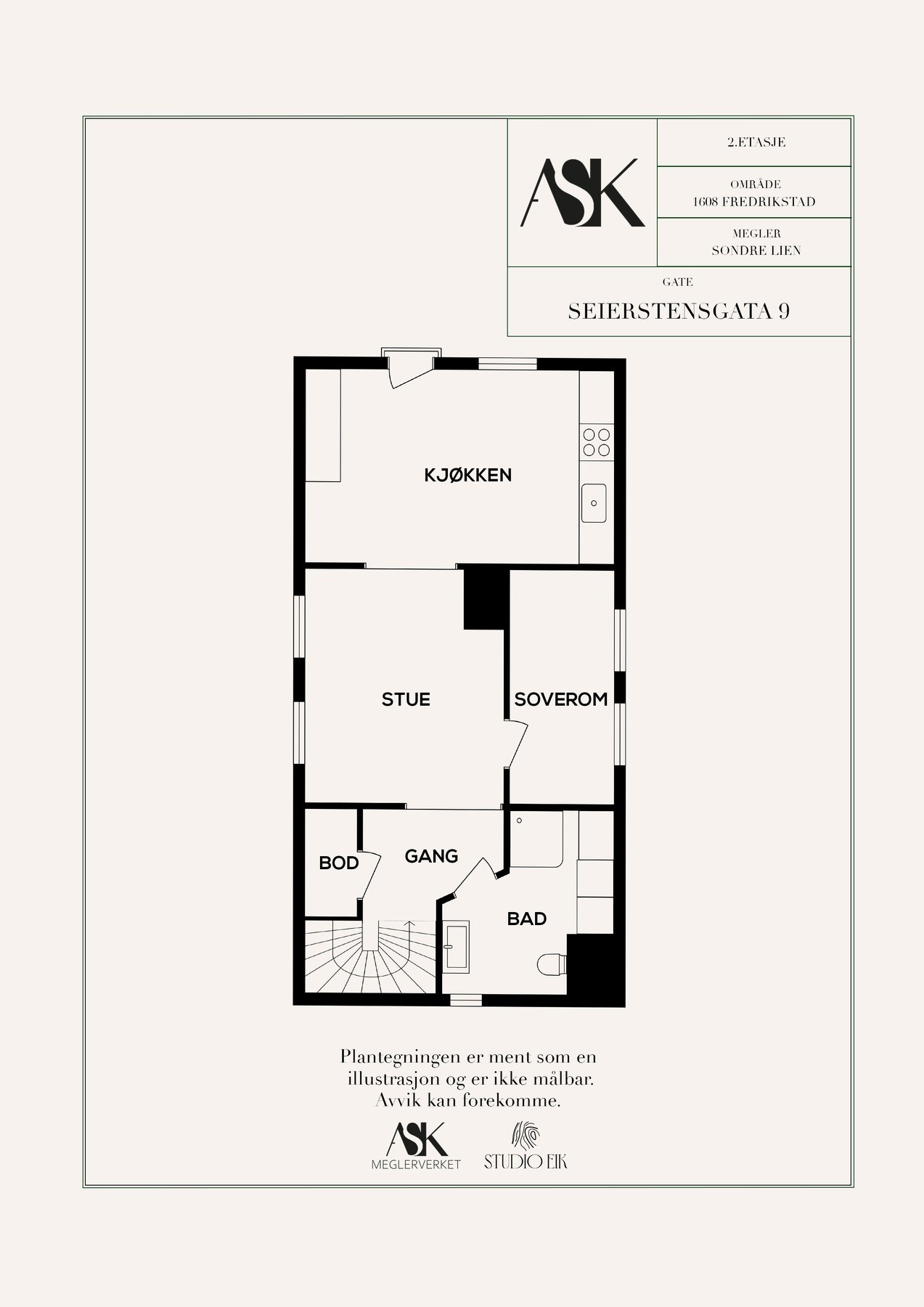Plantegning 2. etasje. Galleribilde