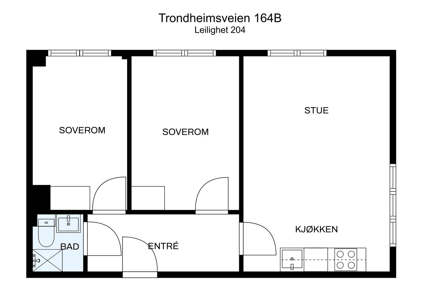God og funksjonell planløsning. Galleribilde