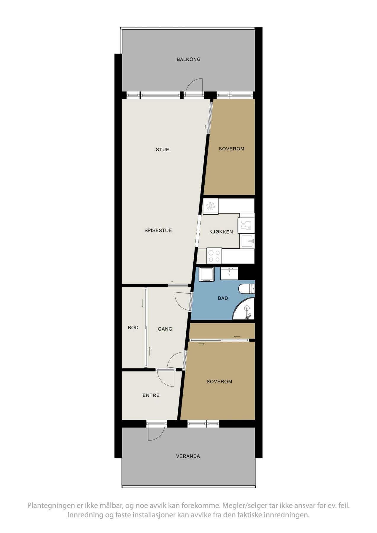 Plantegning. Galleribilde