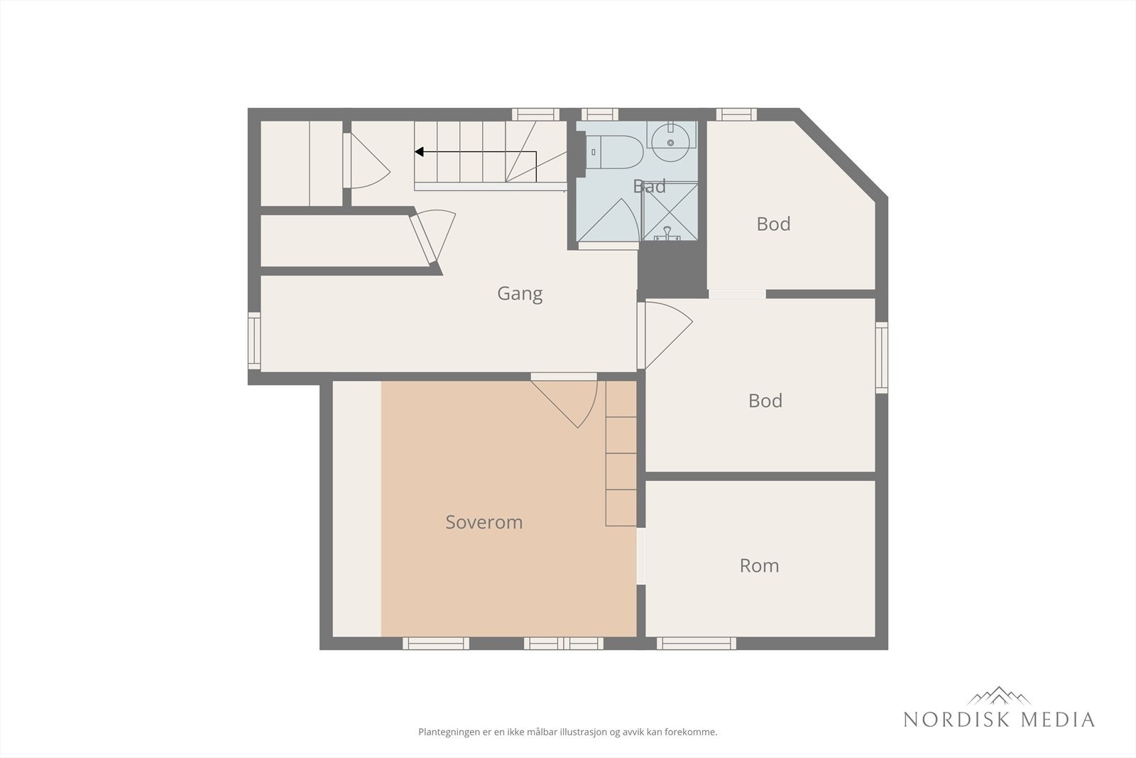 Plantegning 3. Etg. | Fana Sparebank Eiendom Galleribilde