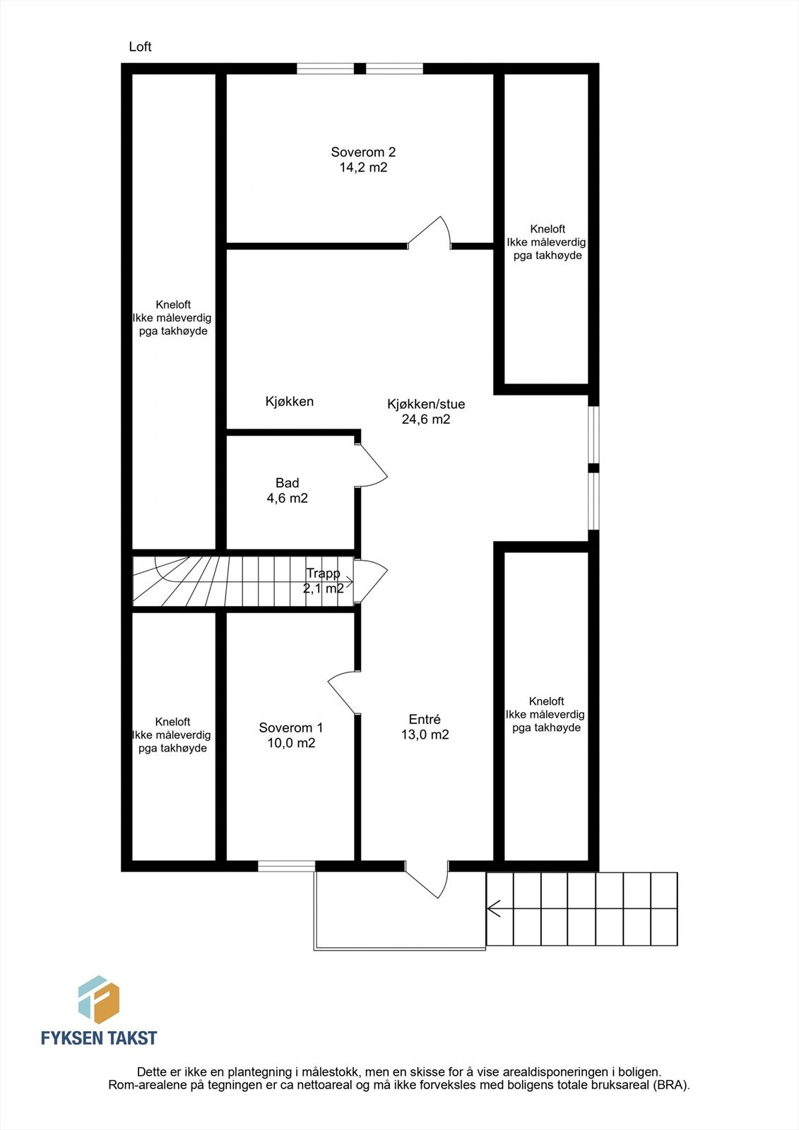 Planskisse 2.etg Galleribilde