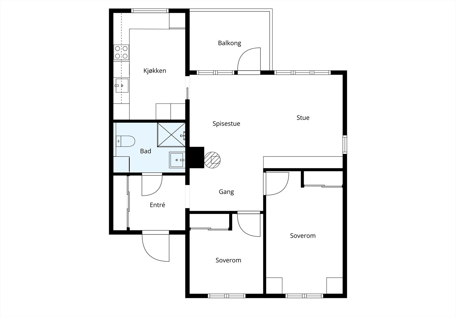 Plantegning. Galleribilde