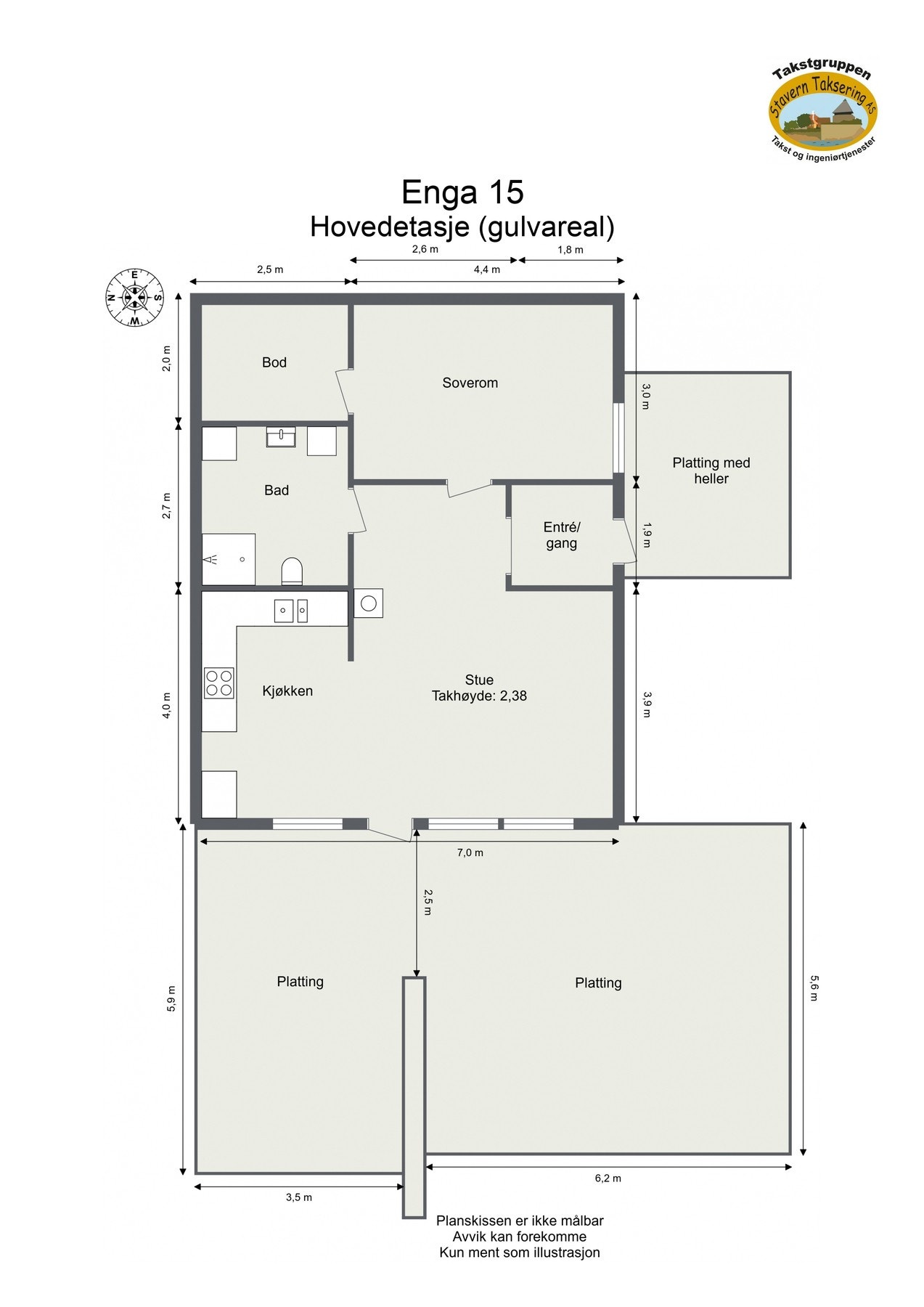 Plantegning Galleribilde