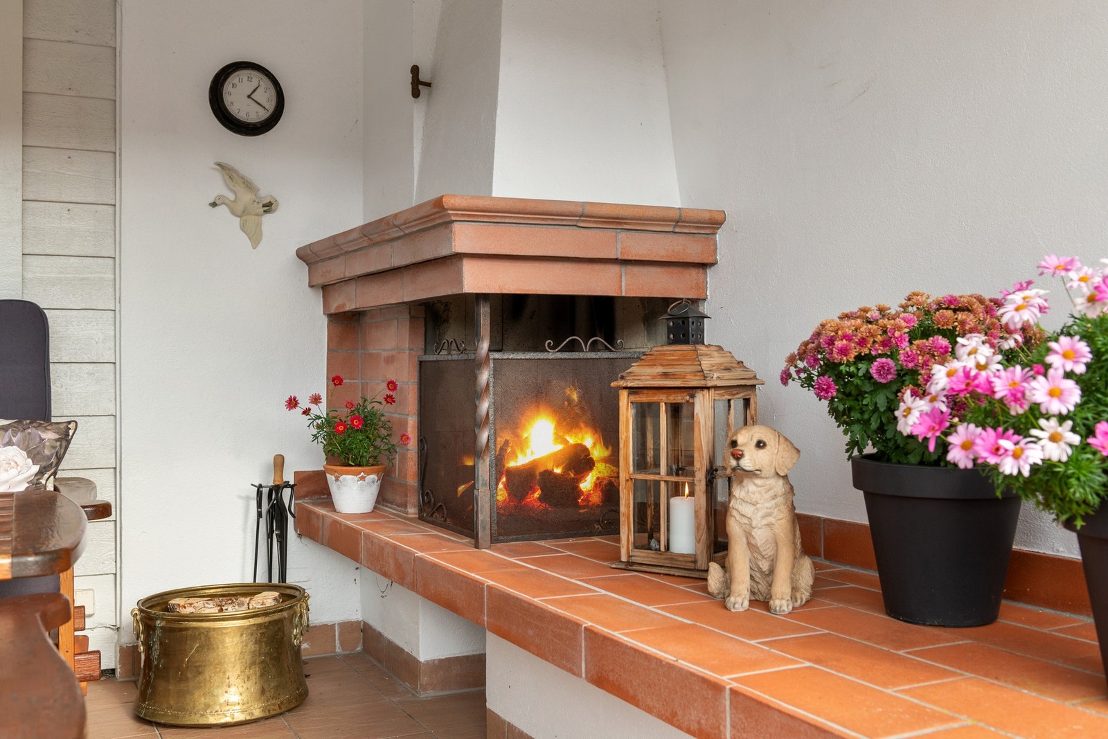 Fyring utvendig. Galleribilde