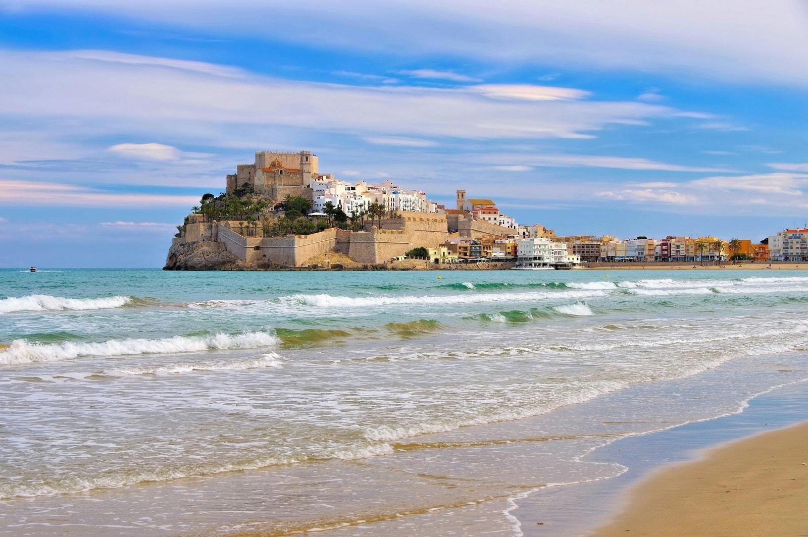 Strandpromenaden og havet Galleribilde